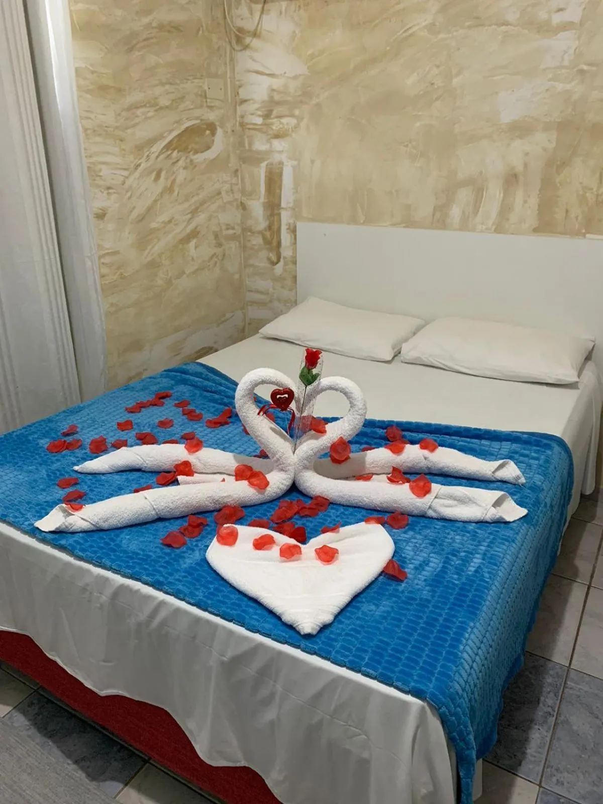 Bed in Pousada Casa Porto