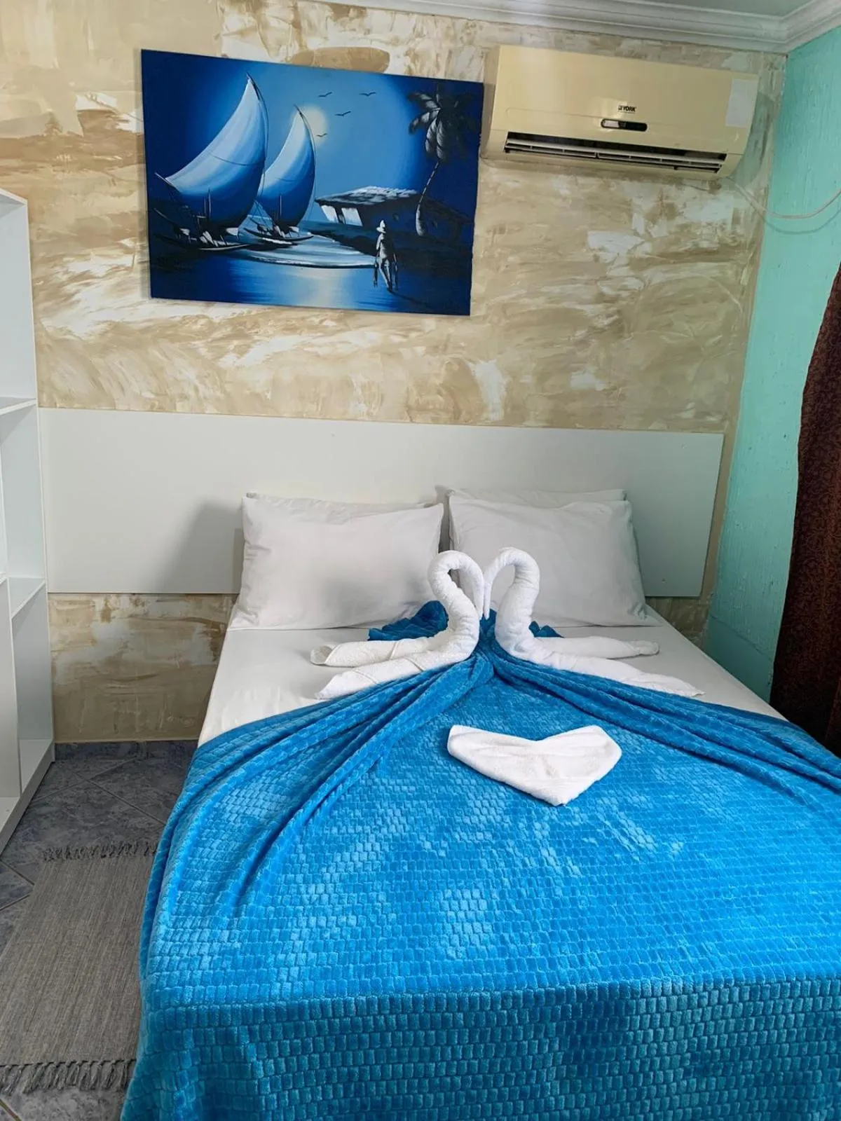 Bed in Pousada Casa Porto