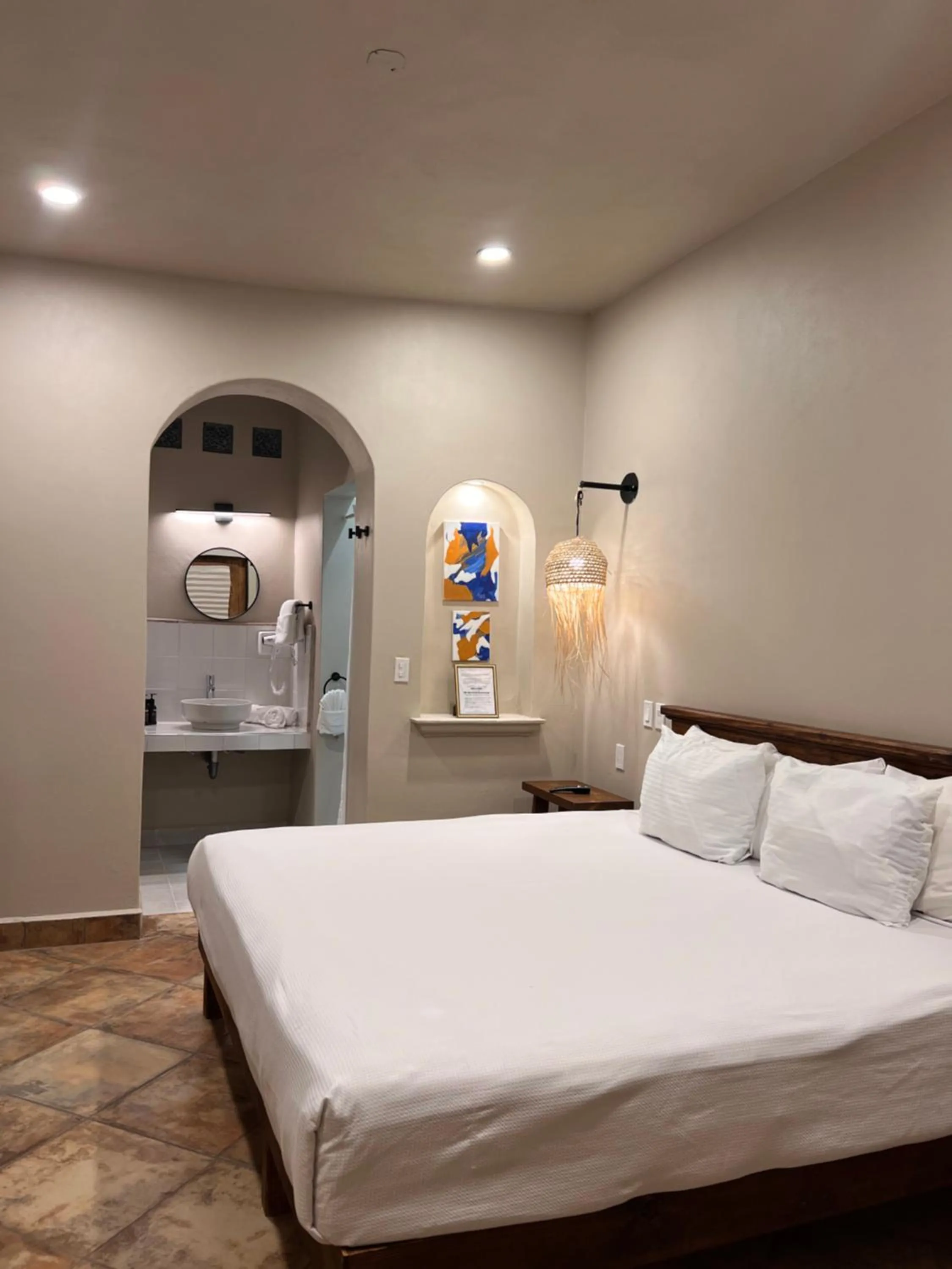 Bed in Hotel 1697 Loreto