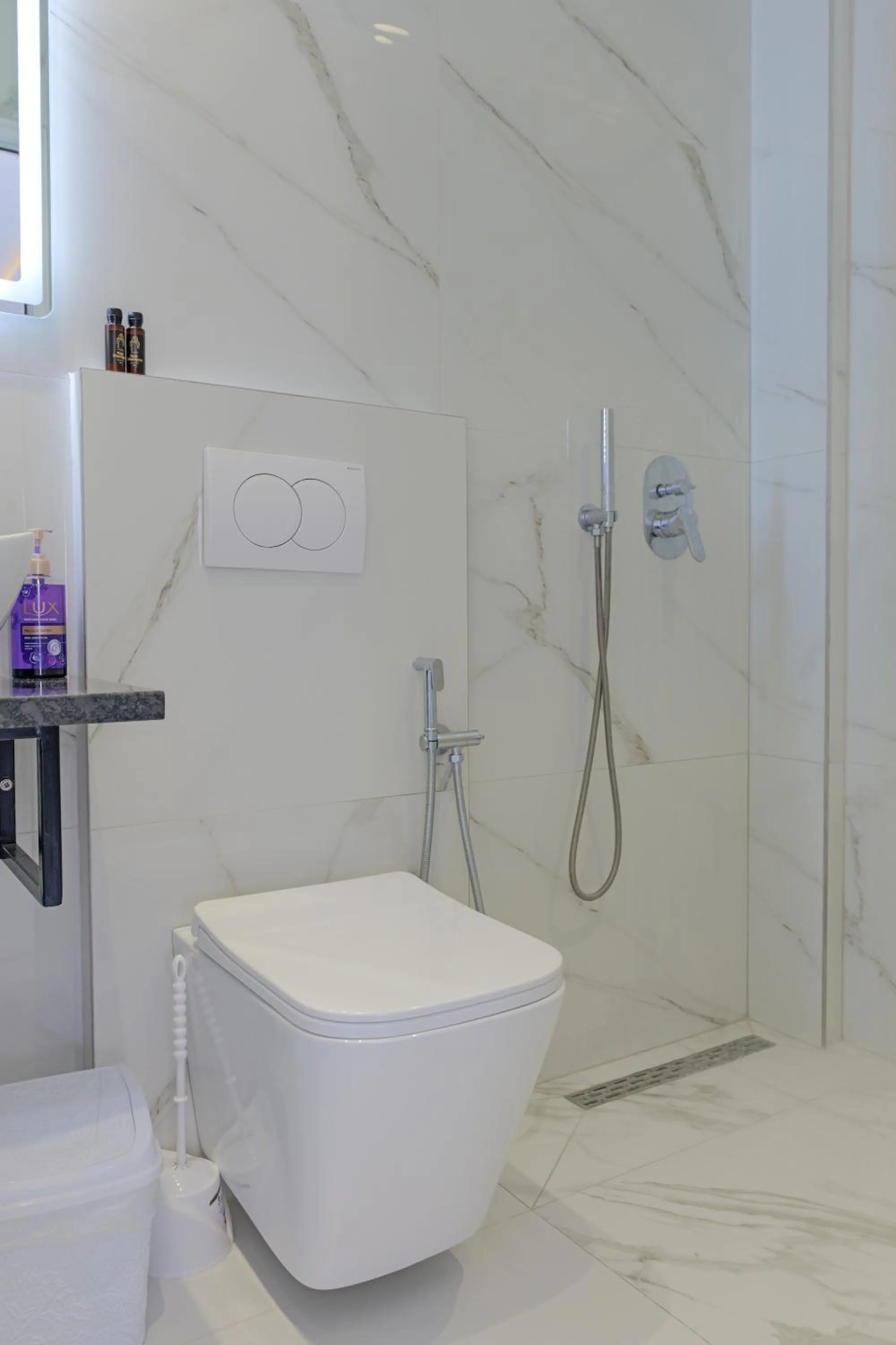 Bathroom in Central Garden Sofia 1- Free Parking