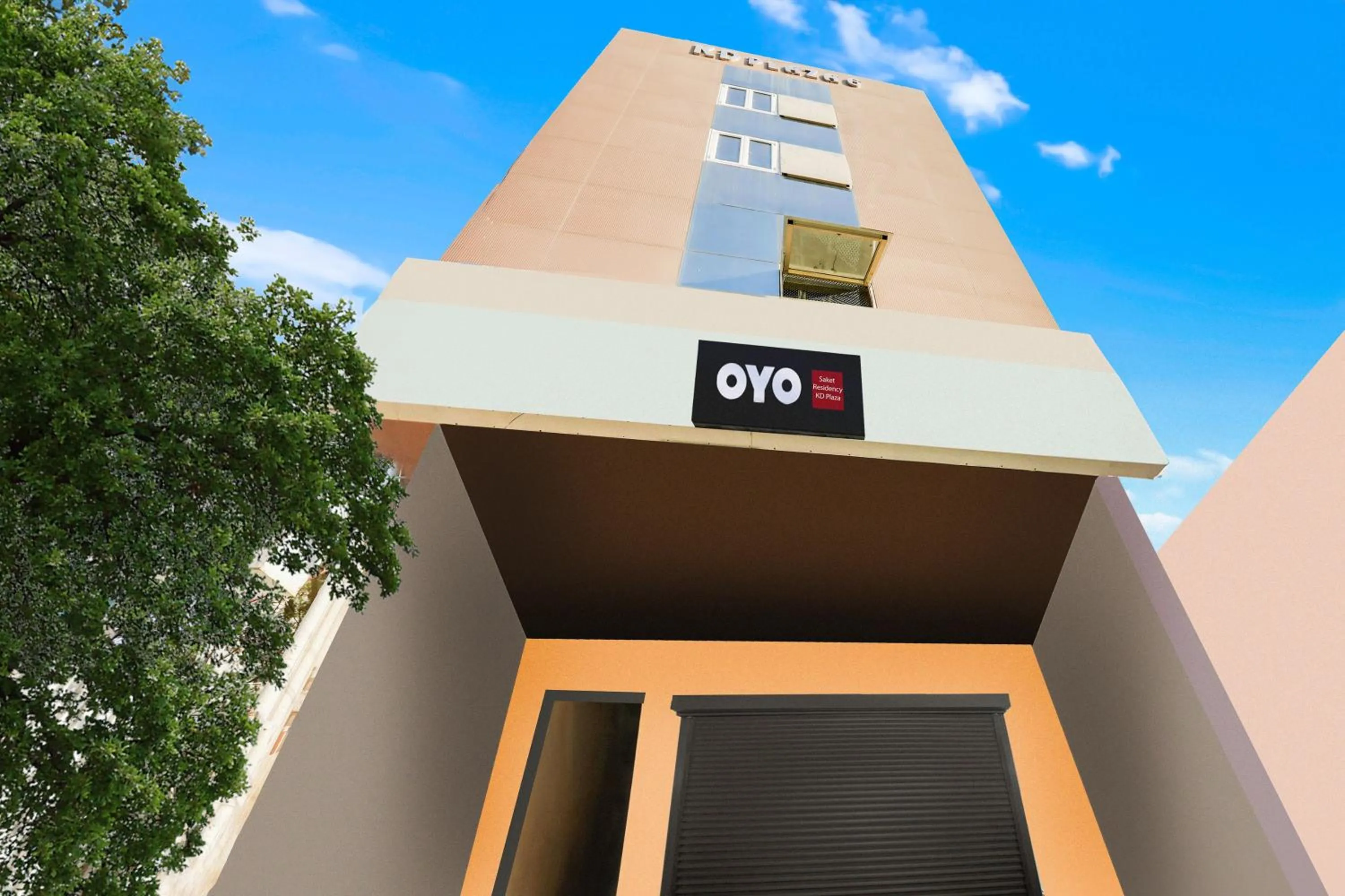 Facade/entrance in Hotel O Saket Residency KD Plaza Near Saket Metro