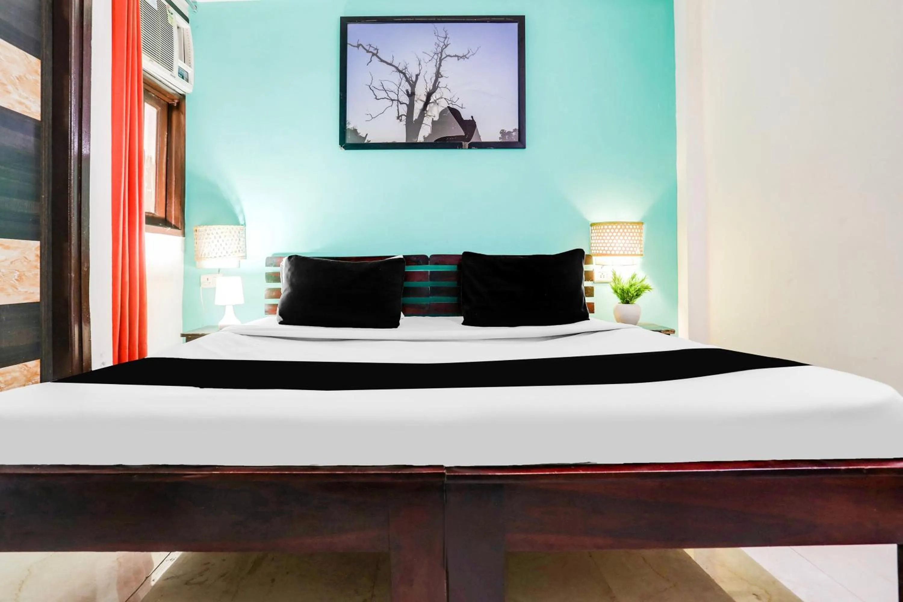 Bedroom, Bed in Hotel O Saket Residency KD Plaza Near Saket Metro