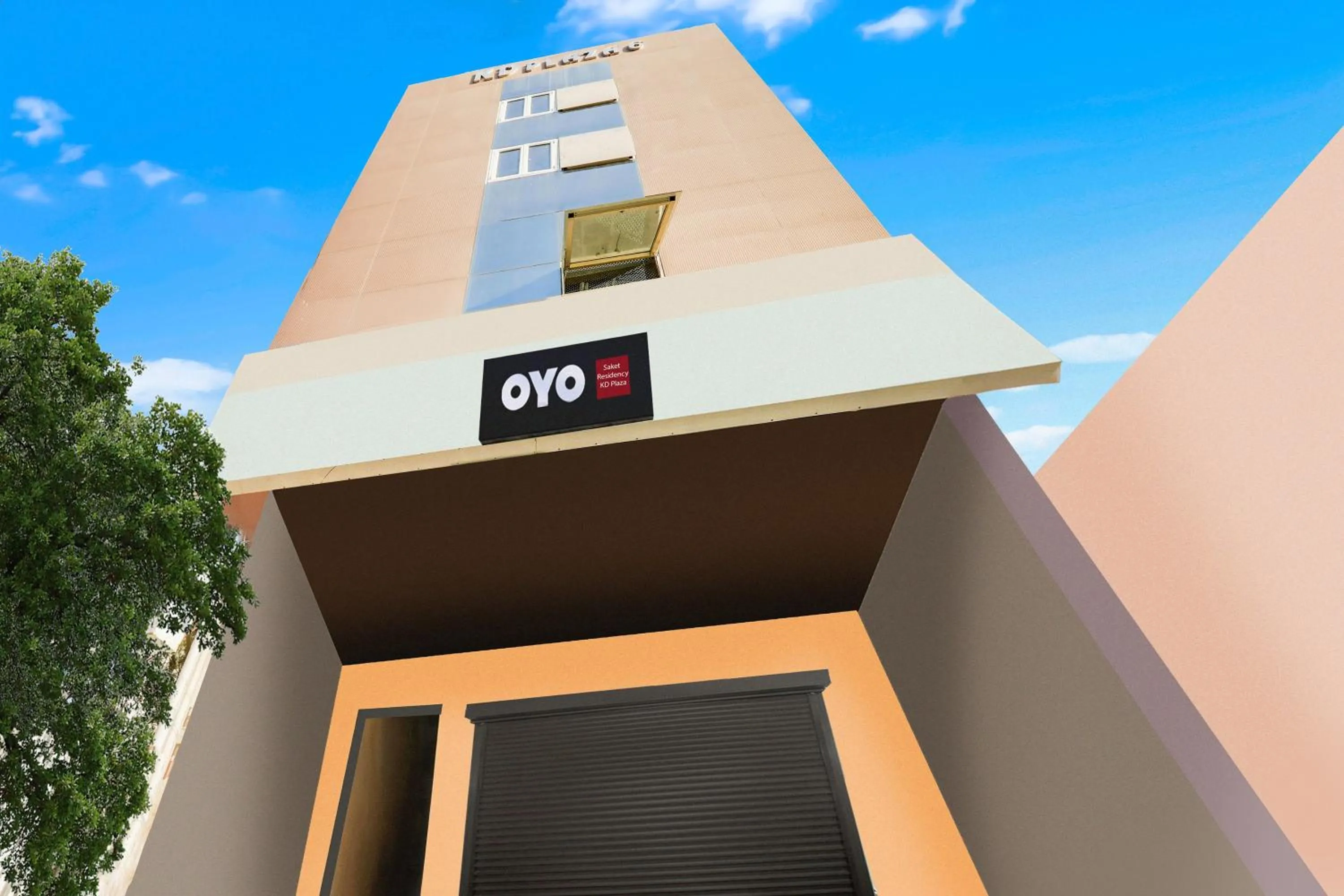 Facade/entrance in Hotel O Saket Residency KD Plaza Near Saket Metro