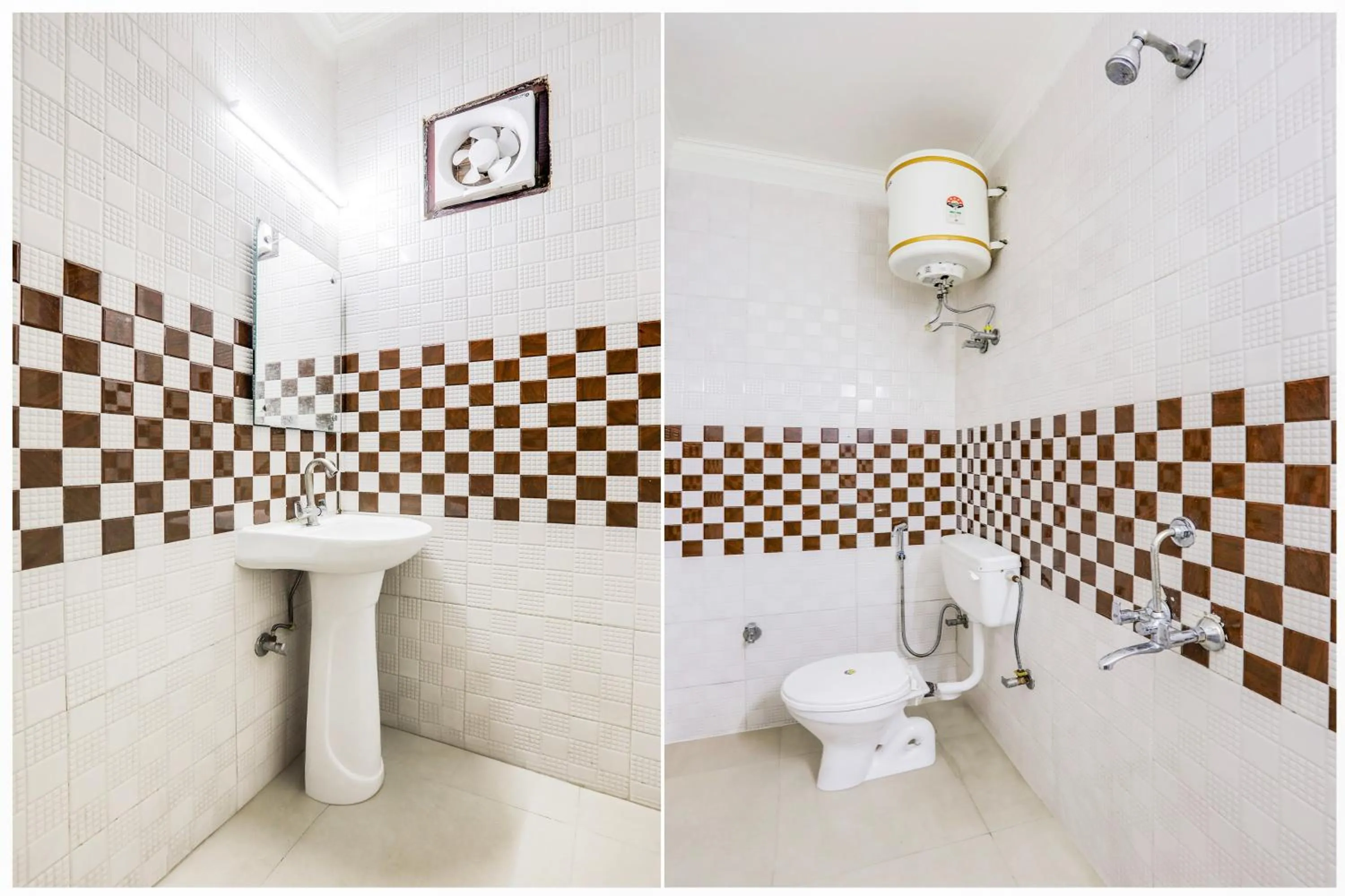 Bathroom in Hotel O Saket Residency KD Plaza Near Saket Metro