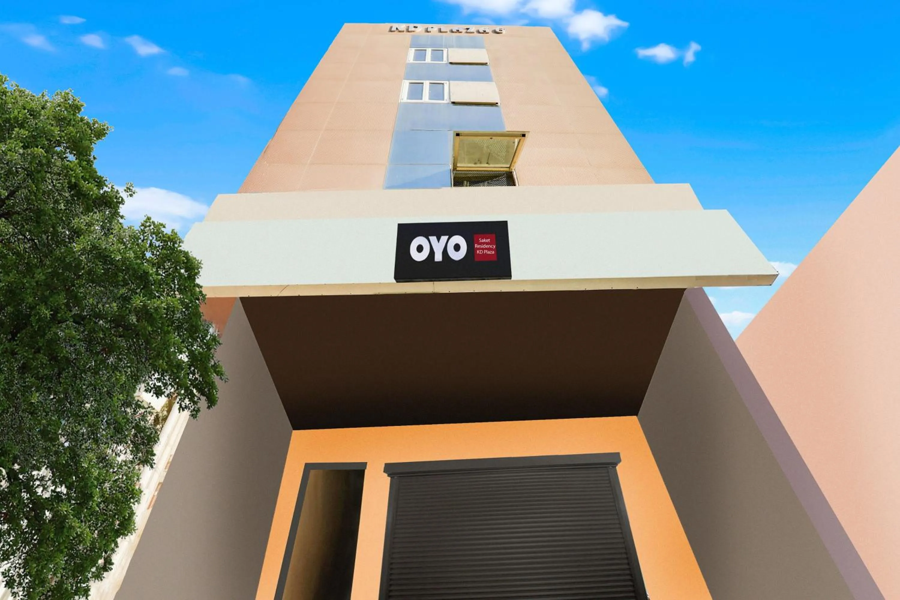 Facade/entrance in Hotel O Saket Residency KD Plaza Near Saket Metro