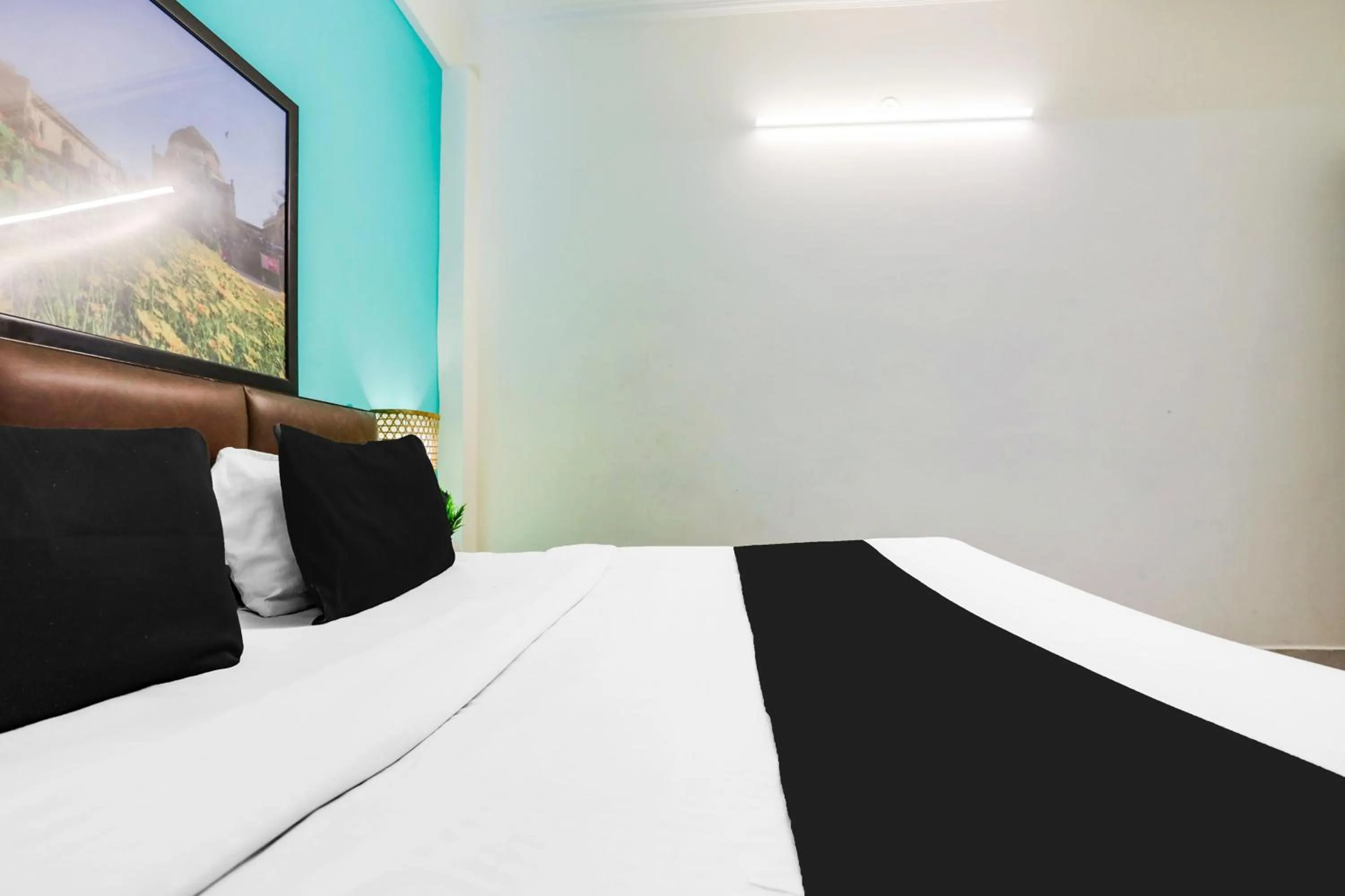 Bedroom, Bed in Hotel O Saket Residency KD Plaza Near Saket Metro