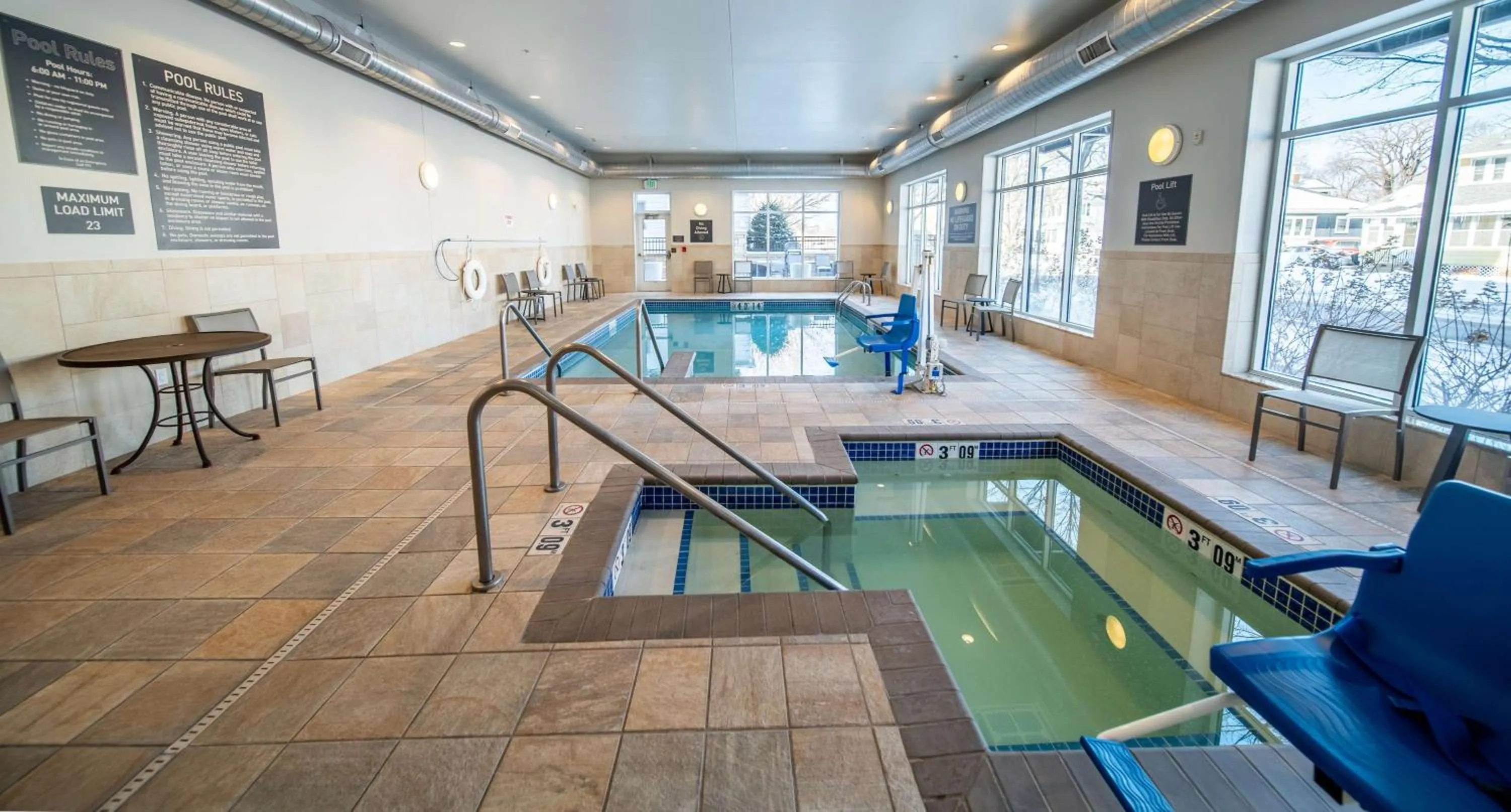 Pool view in Homewood Suites by Hilton Rochester Mayo Clinic-St. Marys Campus