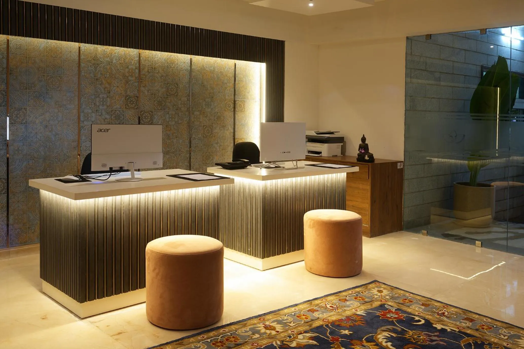Lobby or reception in Grand Continent Malleshwaram A Sarovar Portico Affiliate Hotel