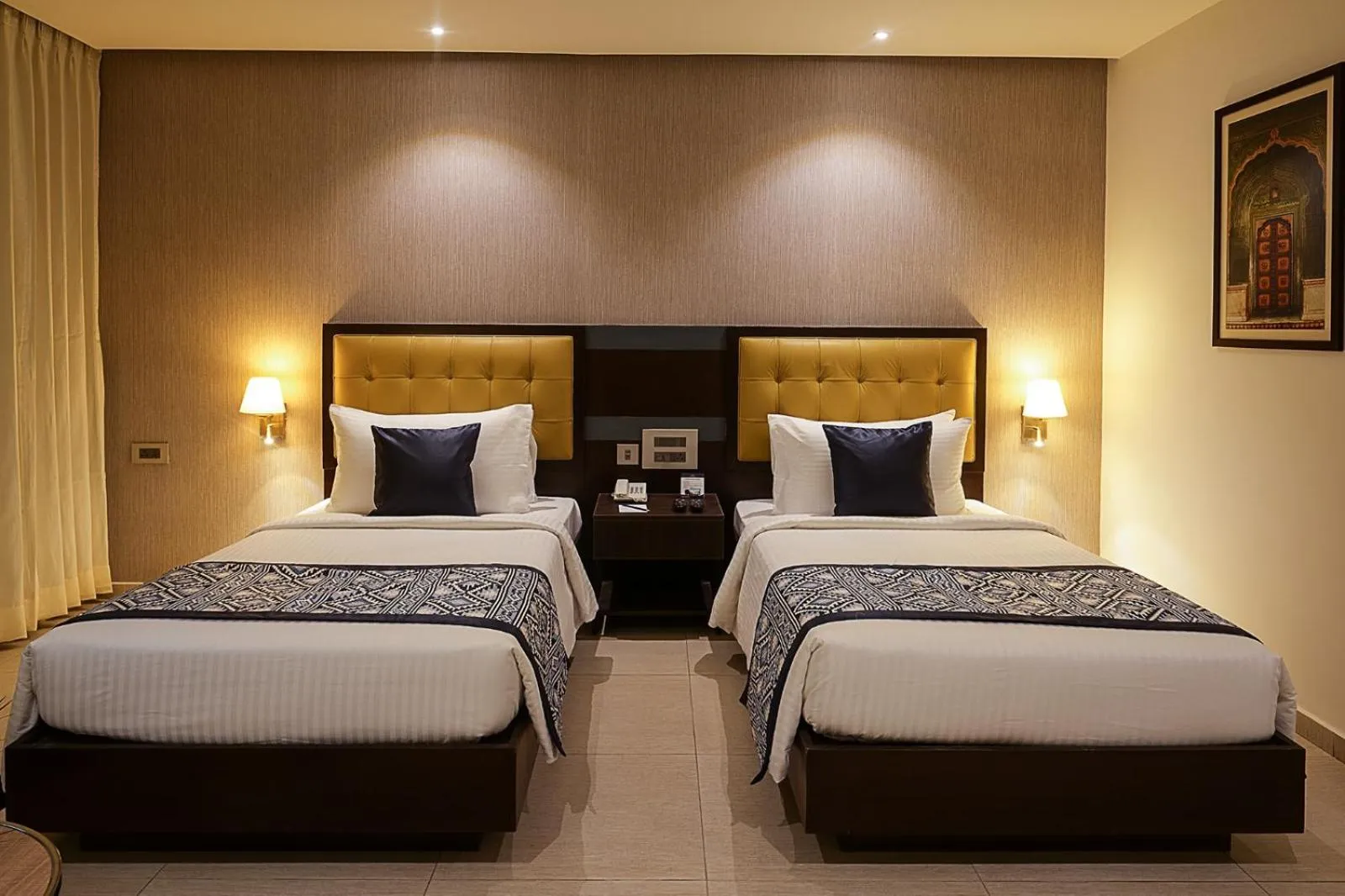 Bedroom, Bed in Grand Continent Malleshwaram A Sarovar Portico Affiliate Hotel