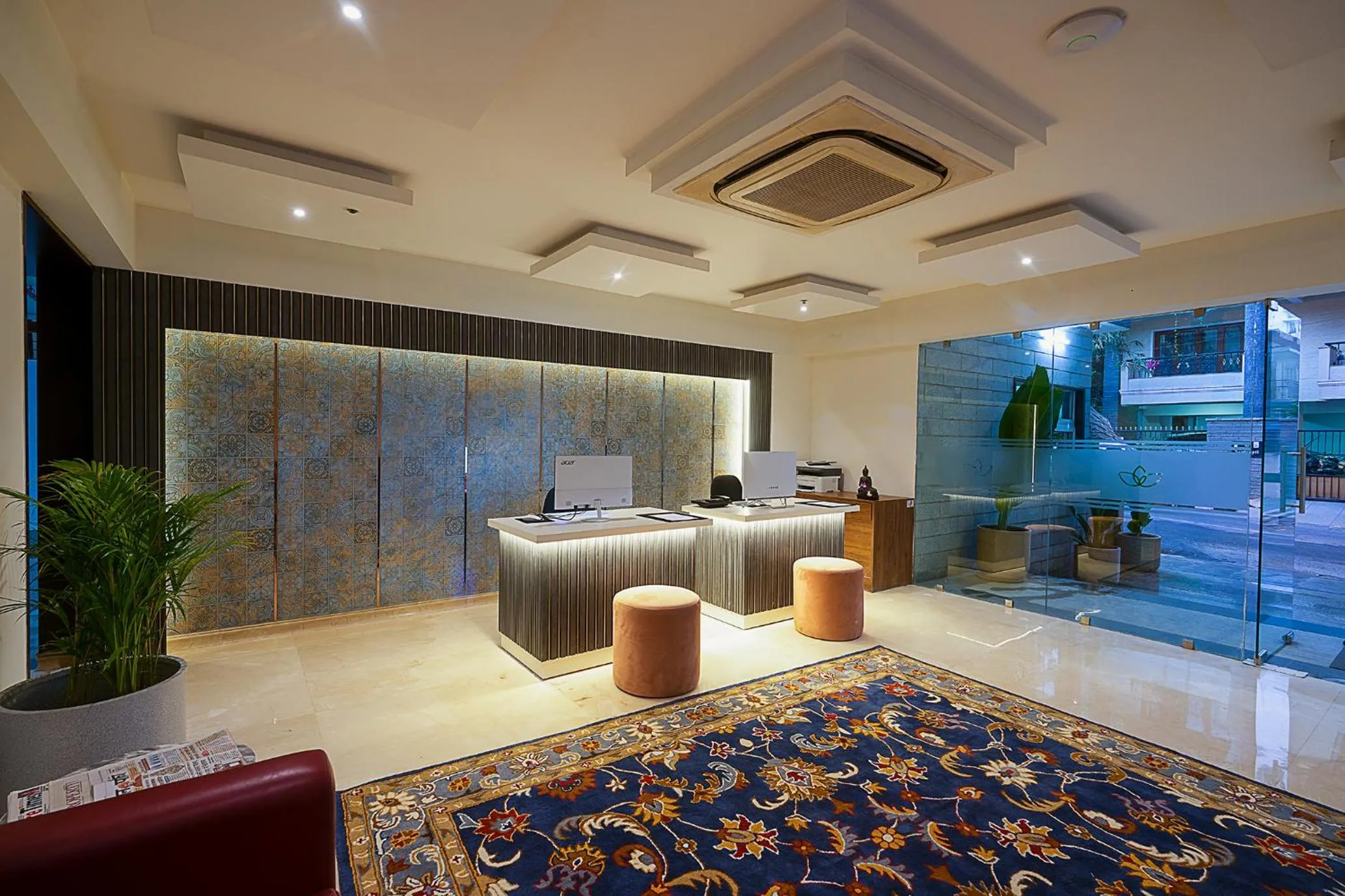 Lobby or reception in Grand Continent Malleshwaram A Sarovar Portico Affiliate Hotel