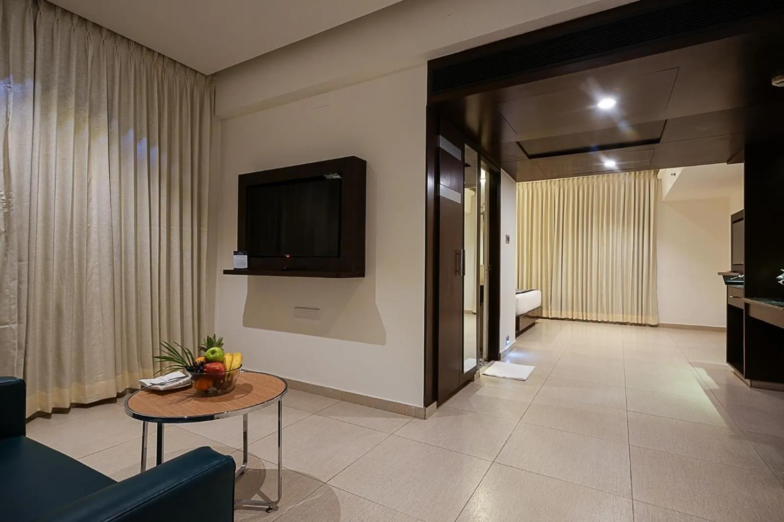 Bedroom in Grand Continent Malleshwaram A Sarovar Portico Affiliate Hotel