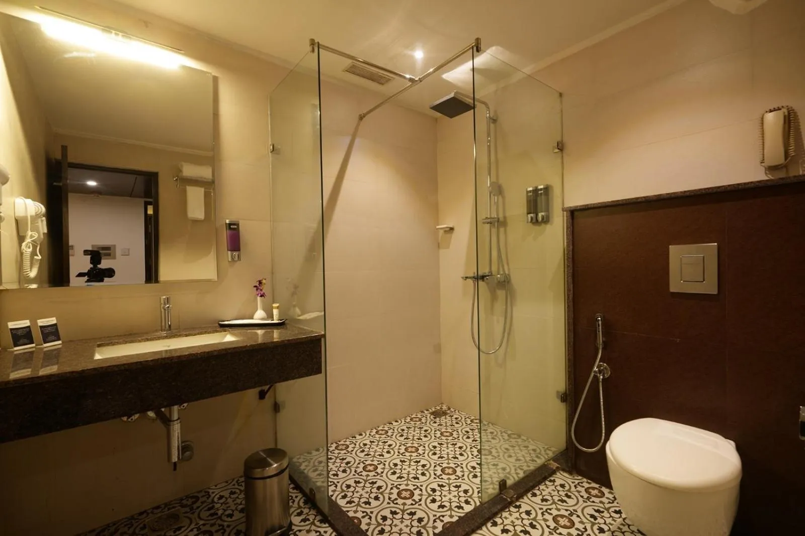 Bathroom in Grand Continent Malleshwaram A Sarovar Portico Affiliate Hotel