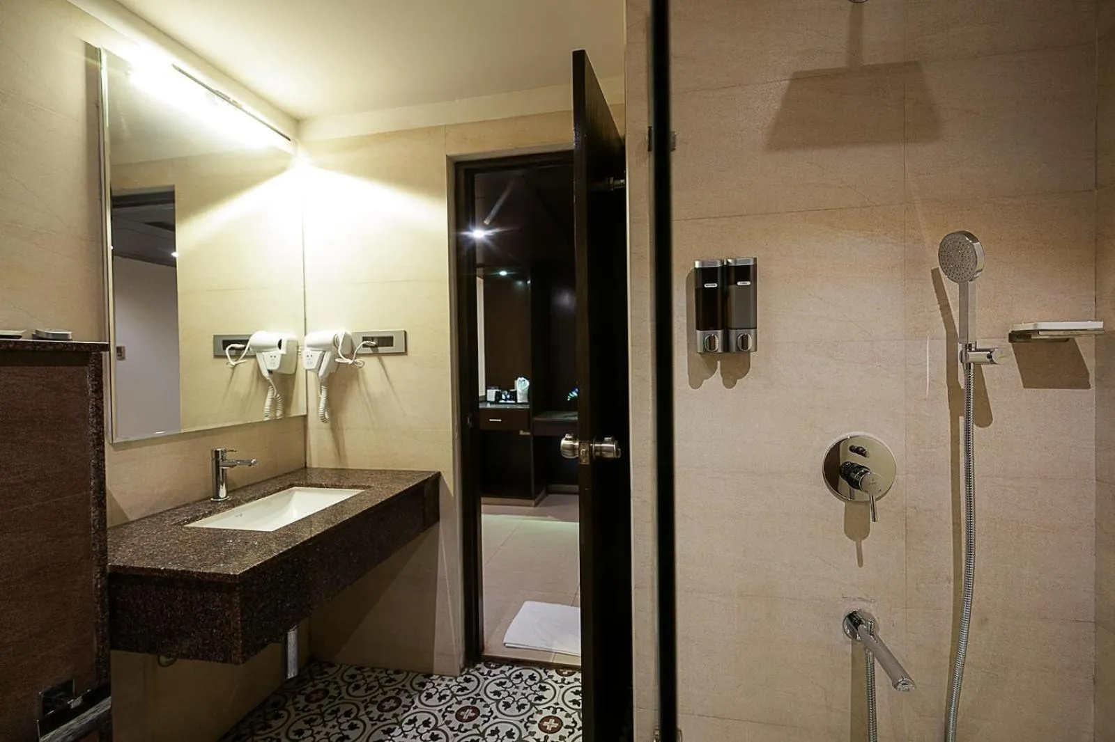 Bathroom in Grand Continent Malleshwaram A Sarovar Portico Affiliate Hotel