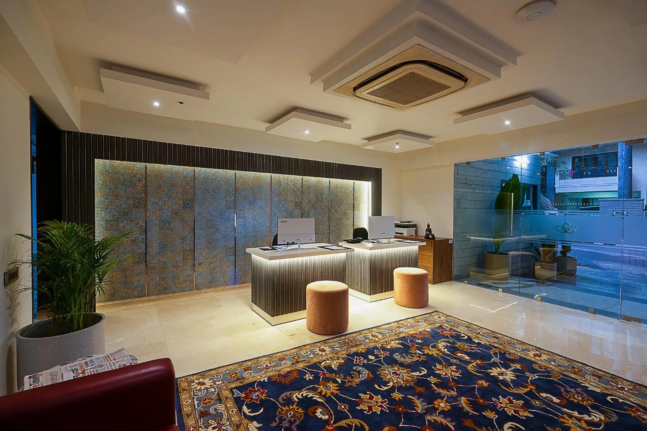 Lobby or reception in Grand Continent Malleshwaram A Sarovar Portico Affiliate Hotel