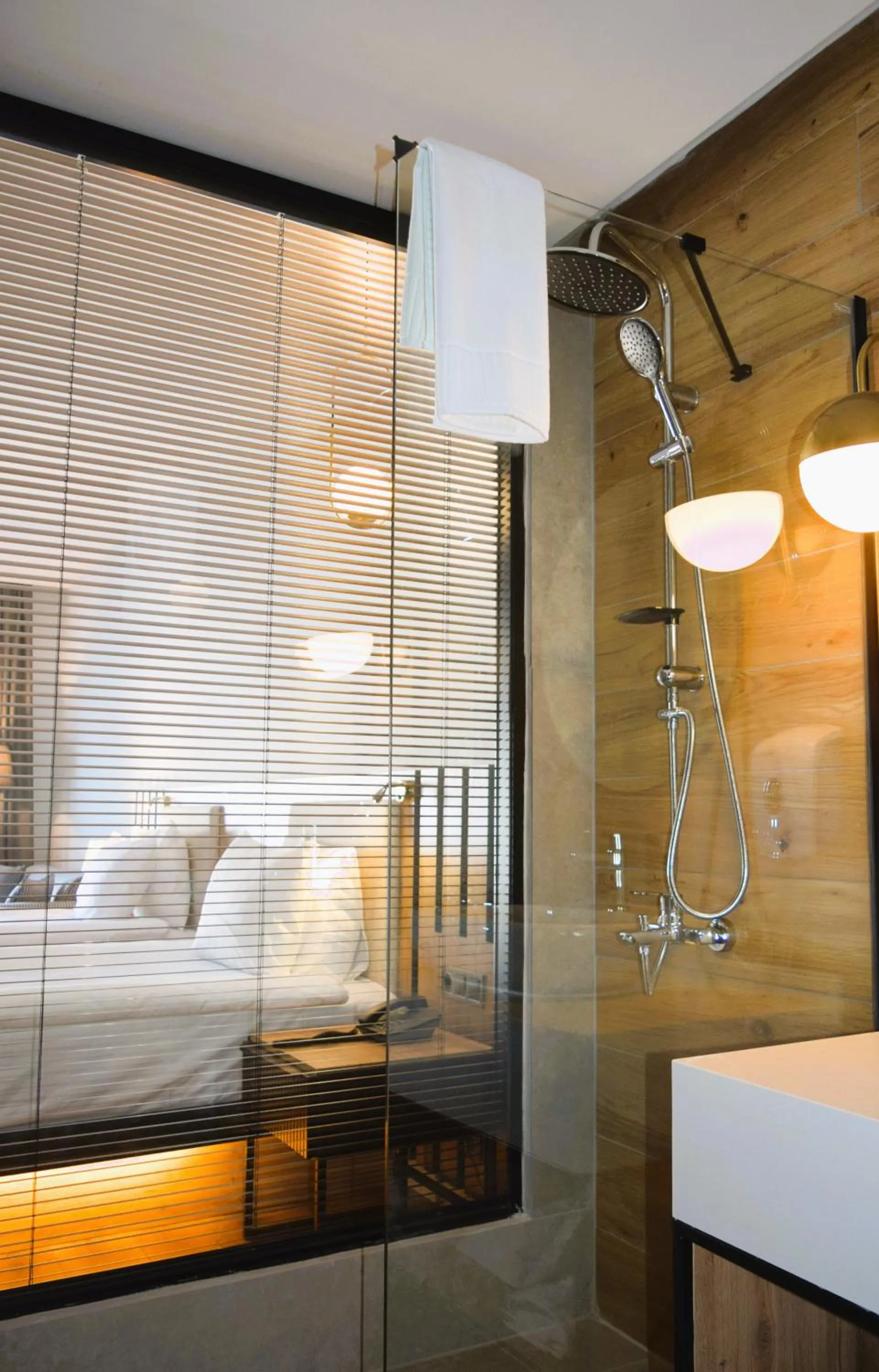 Shower, Bed in Pamukkale Kaya Termal Otel