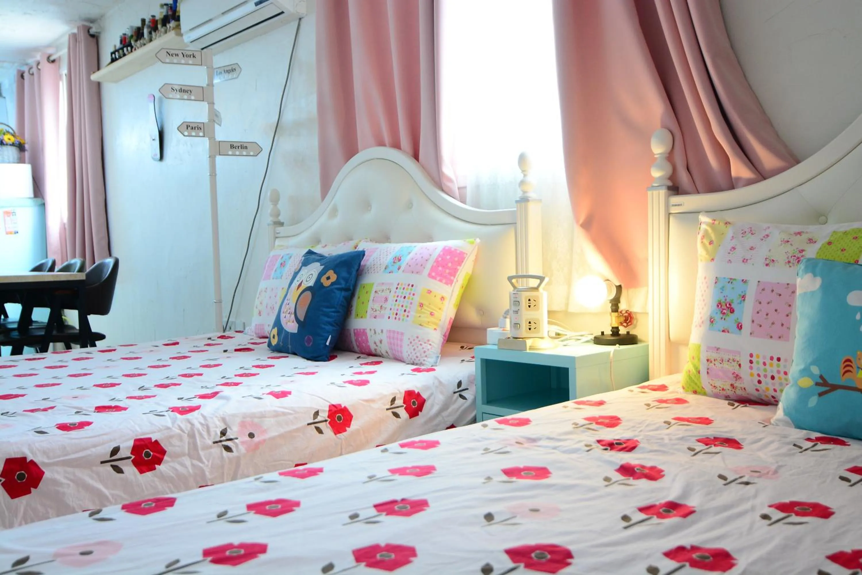 Decorative detail, Bed in Residence Unicorn