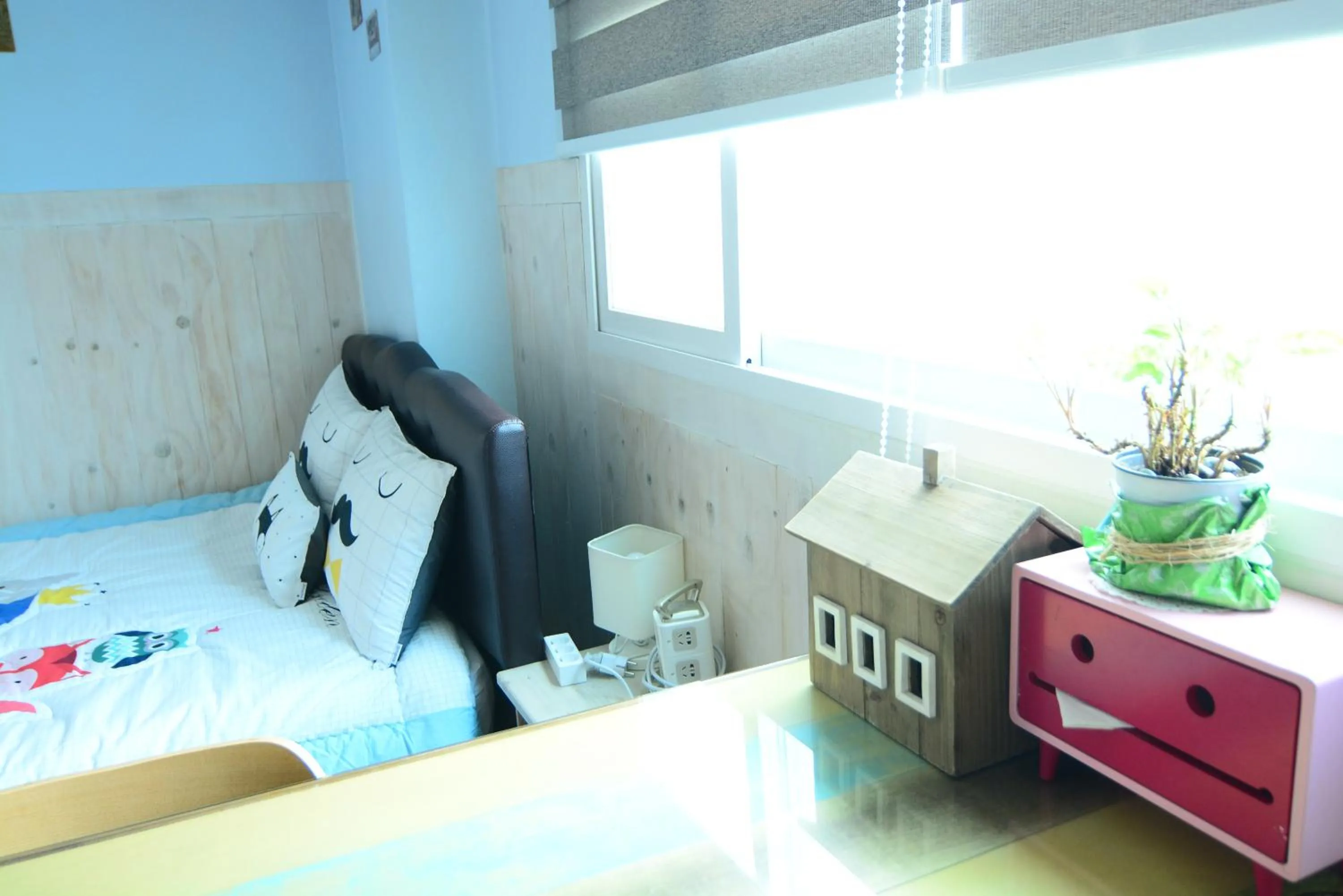 Decorative detail, Bed in Residence Unicorn