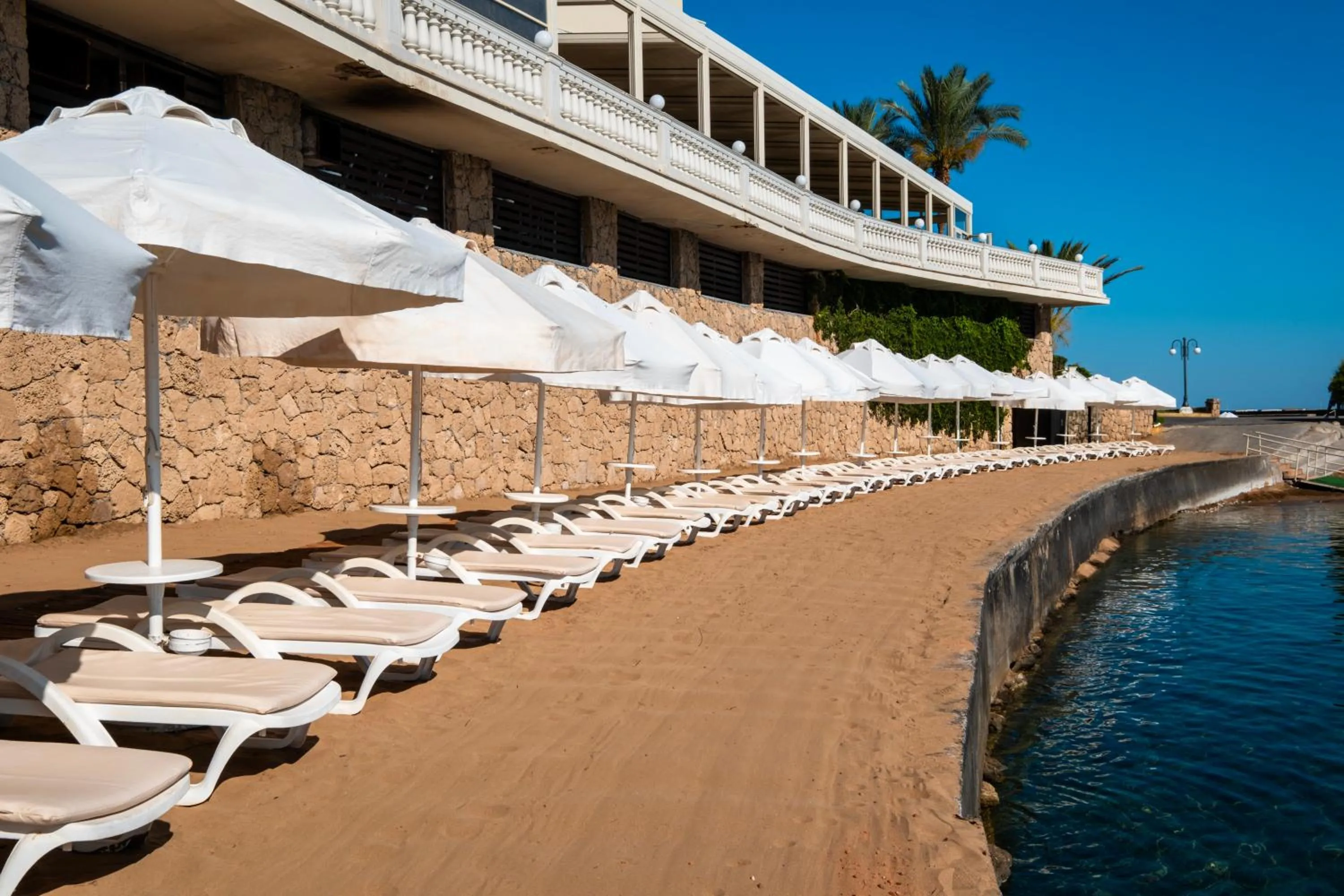 Beach in Vuni Palace Hotel & Casino & SPA