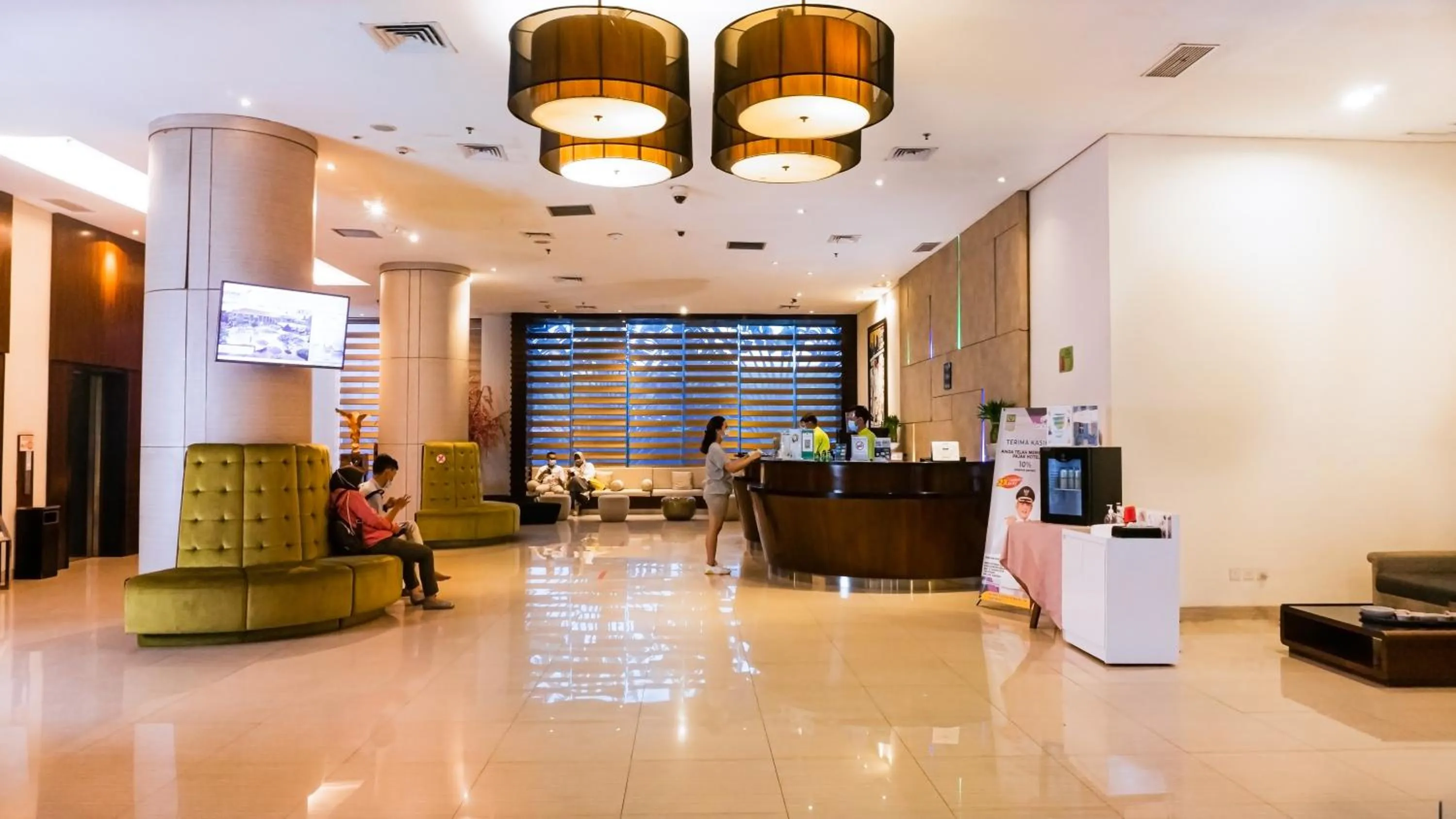 Lobby or reception in PrimeBiz Cikarang