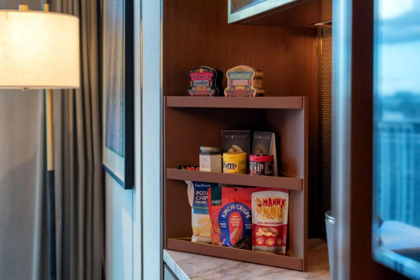 minibar in Solaire Resort North