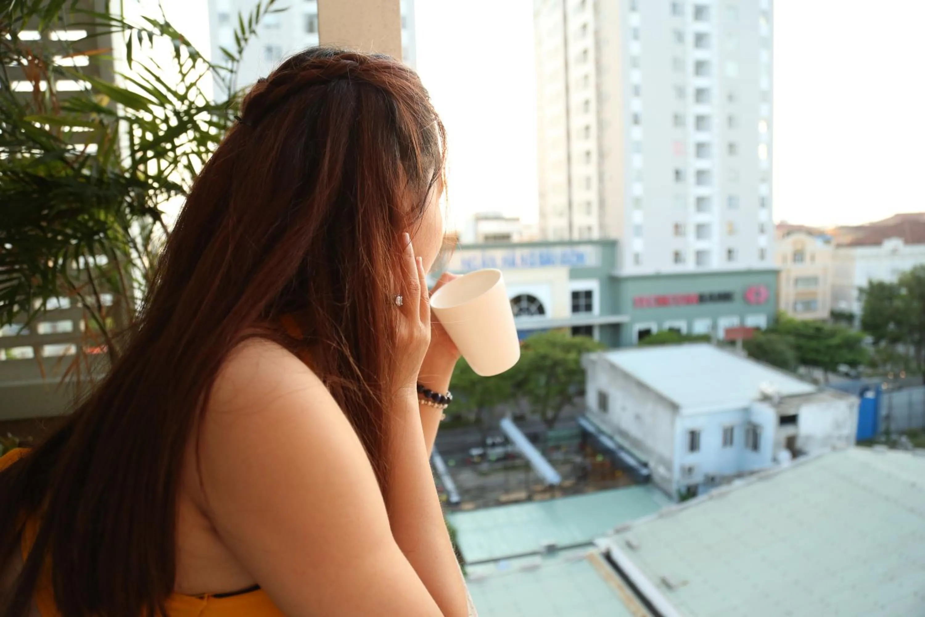 Living room in KaKa Hotel Han River