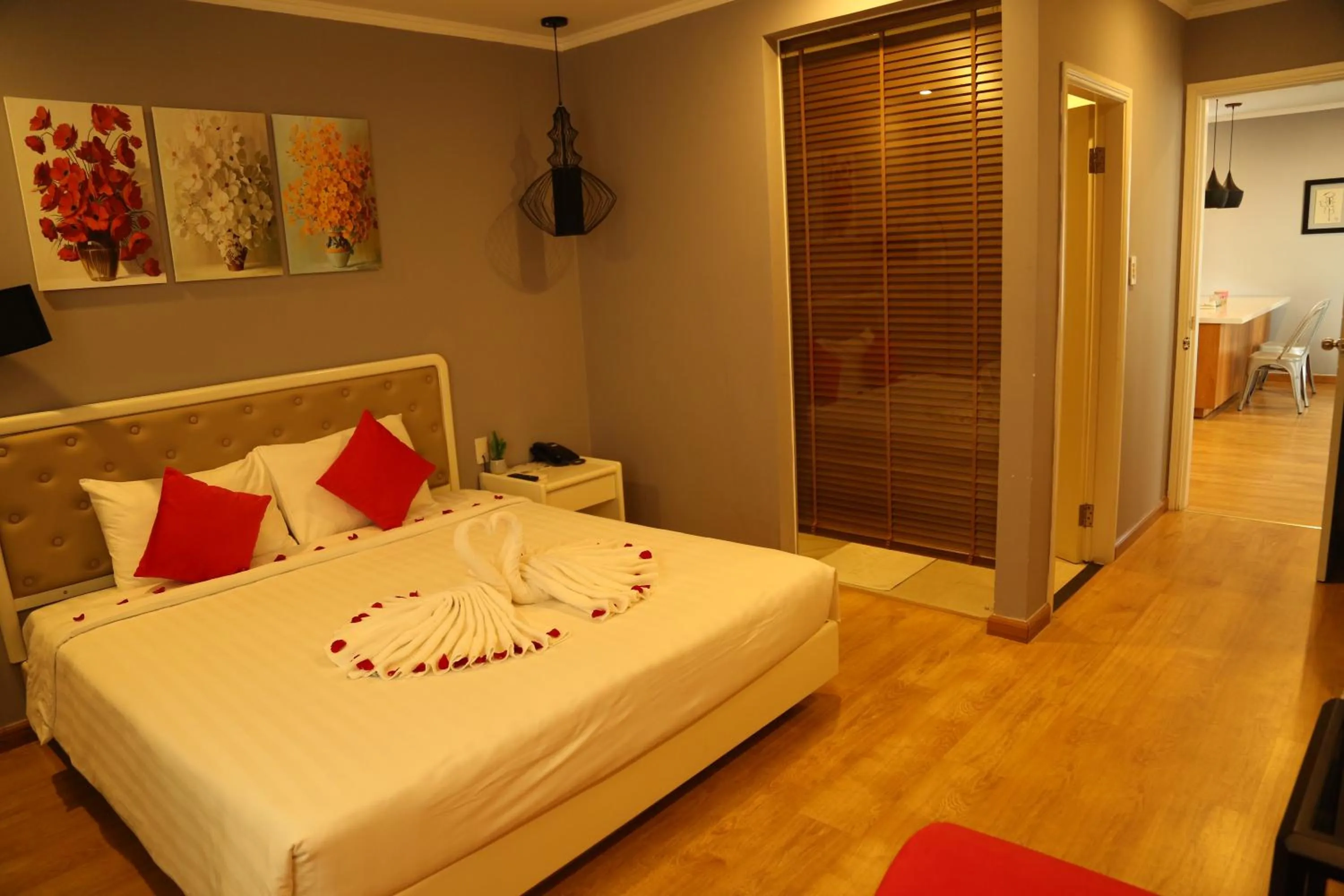 Bedroom in KaKa Hotel Han River