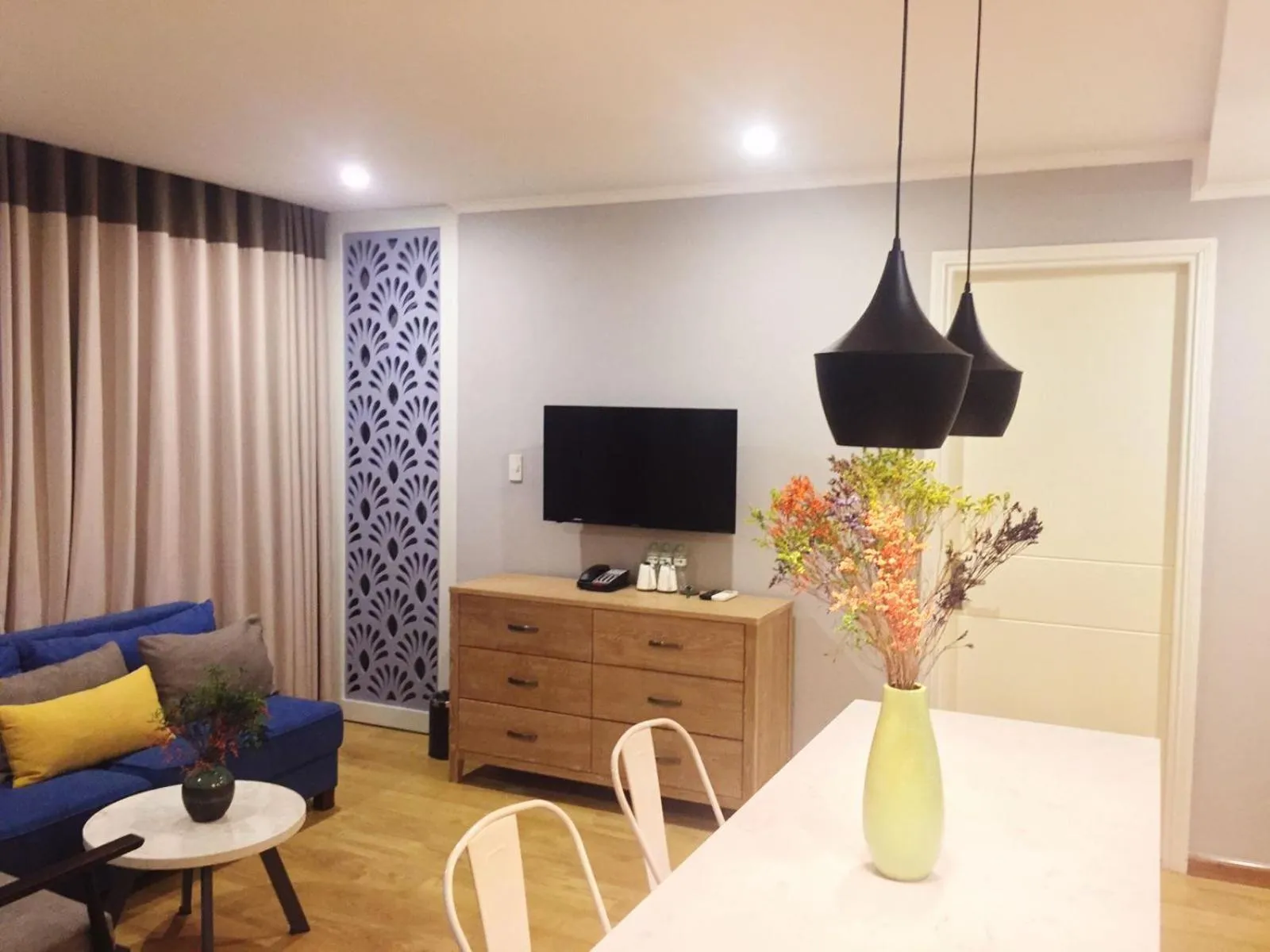 Kitchen or kitchenette in KaKa Hotel Han River