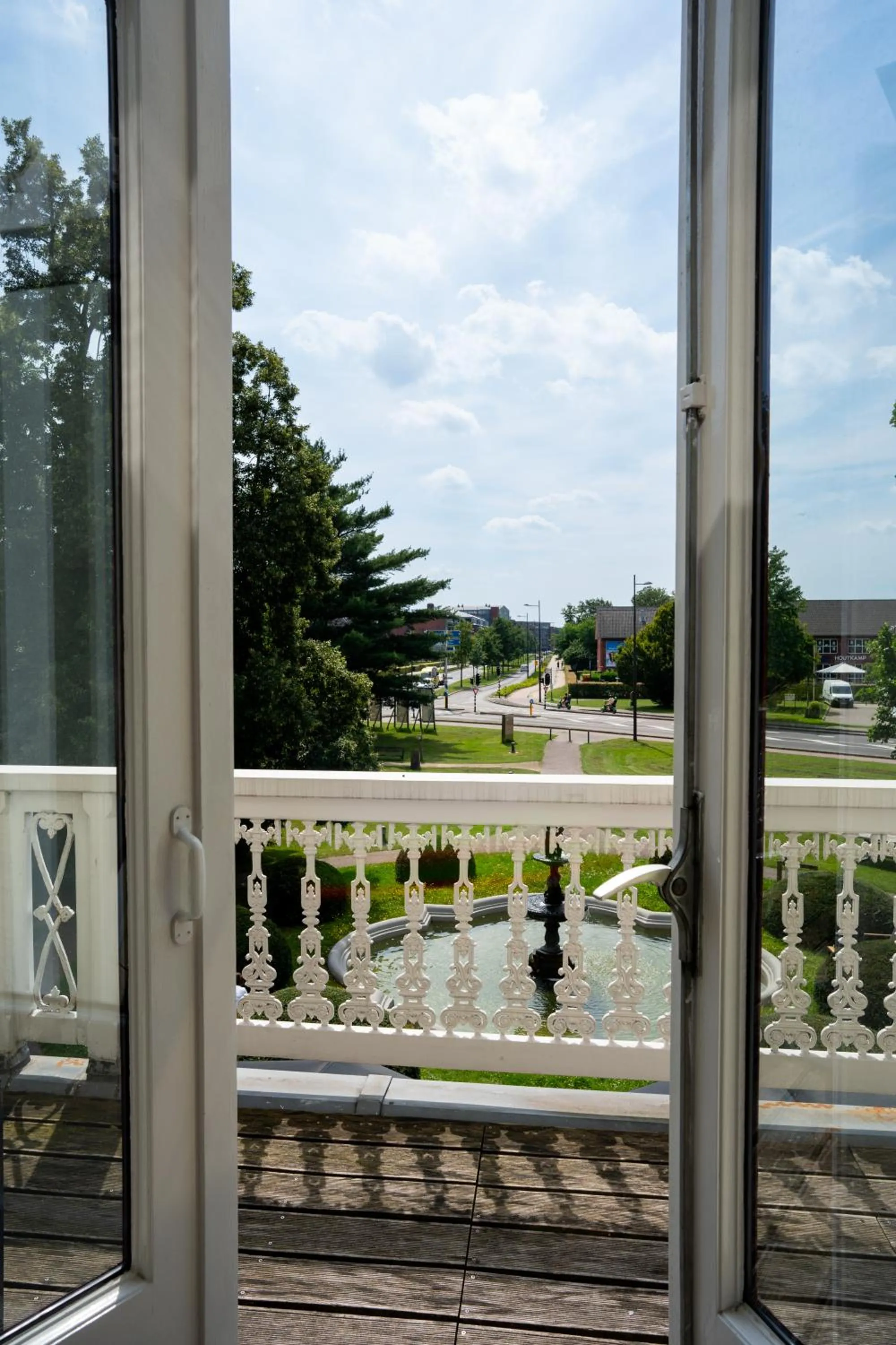 Garden view in Hotel Villa Ruimzicht