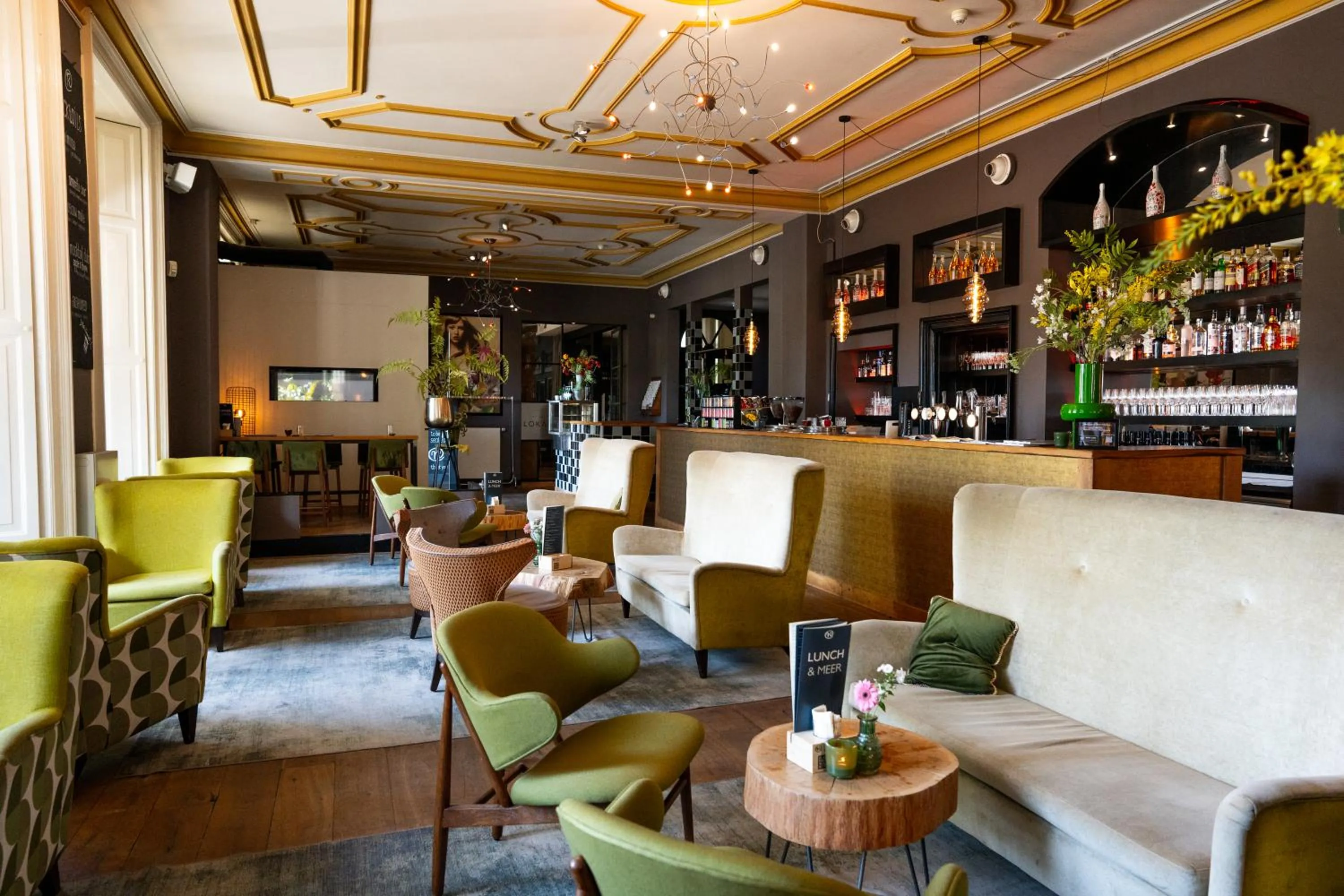 Lounge or bar in Hotel Villa Ruimzicht