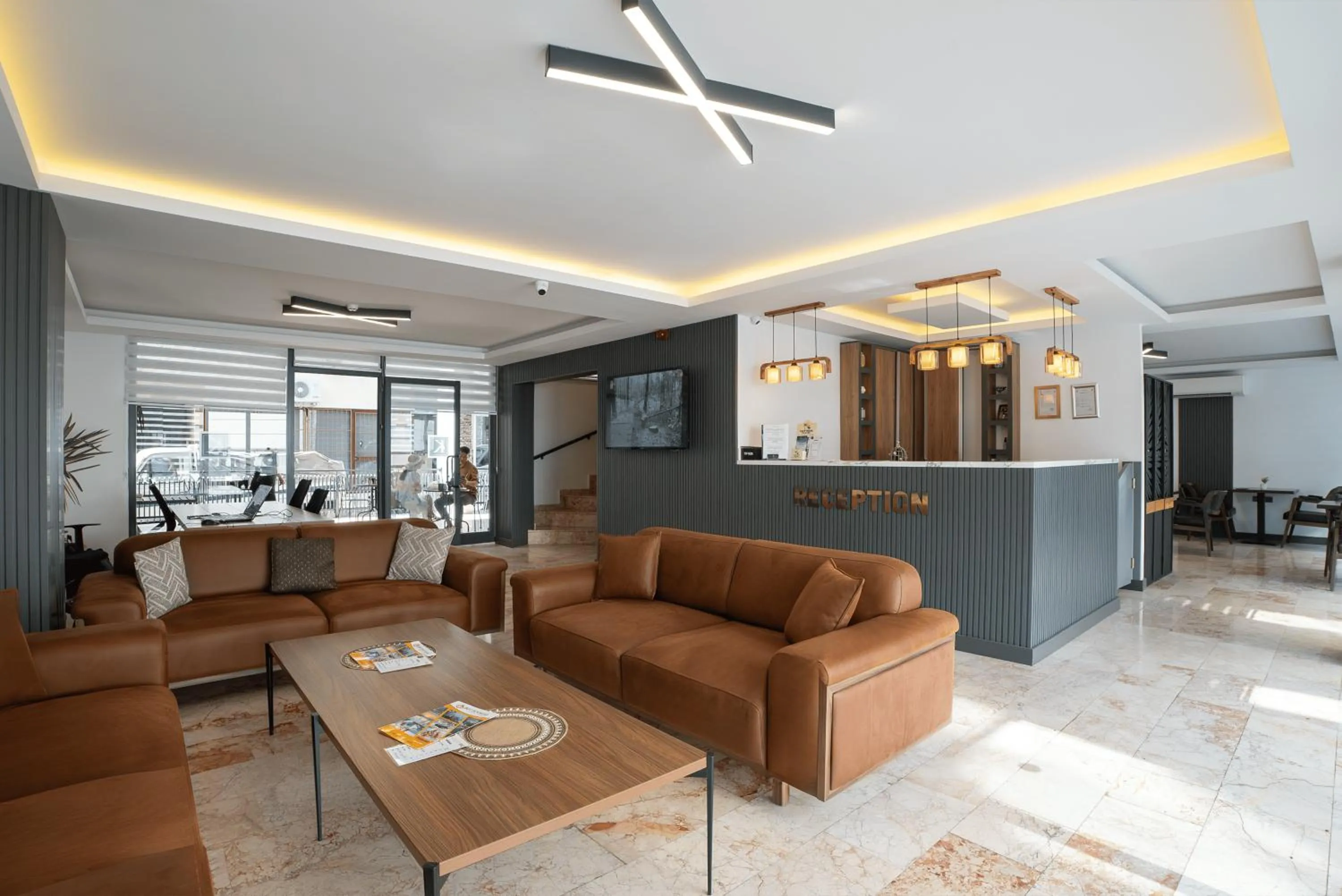 Lobby or reception in Kriti Hotel Antalya