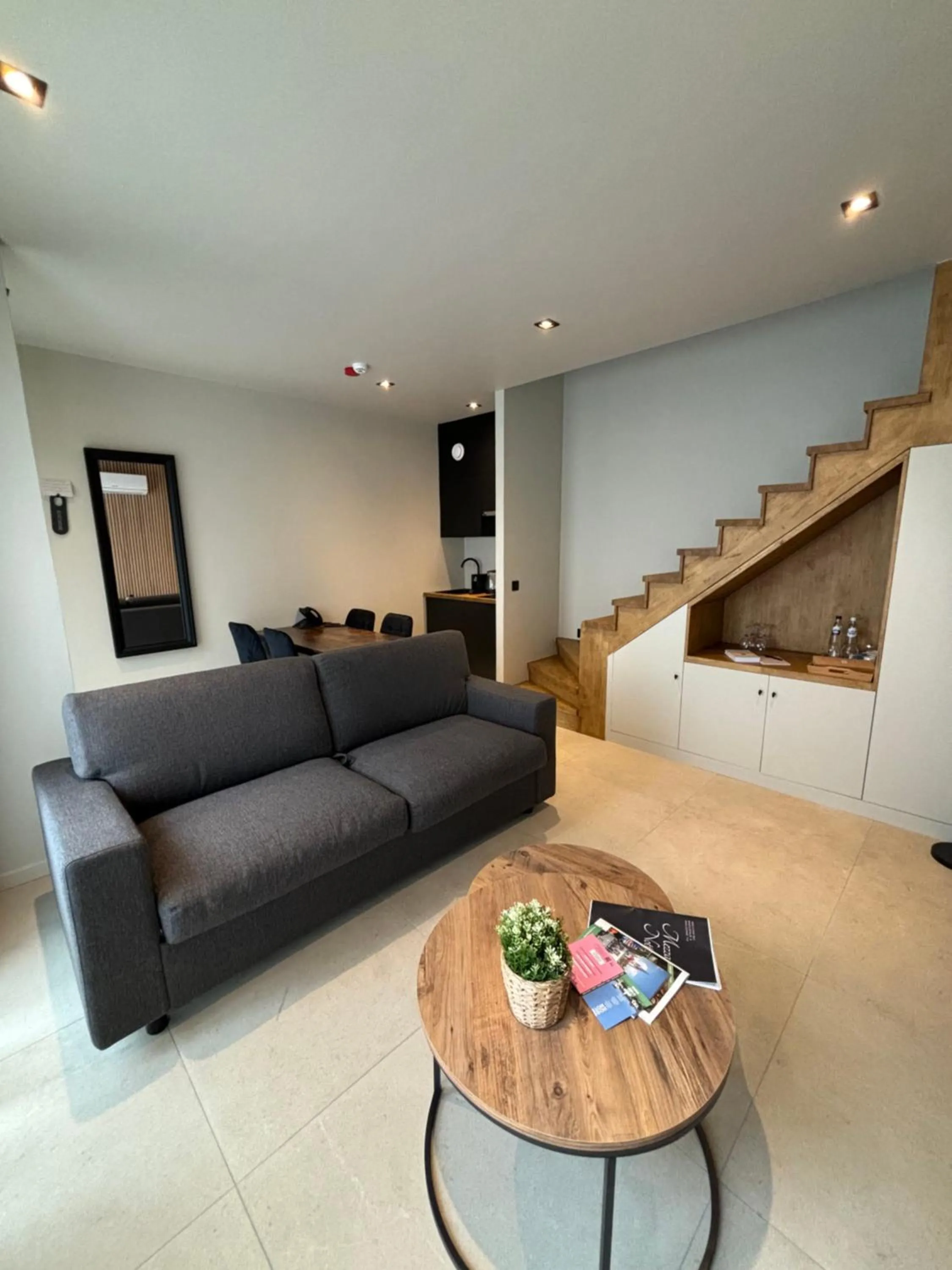 Kitchen or kitchenette in Hotel Mezza Notte