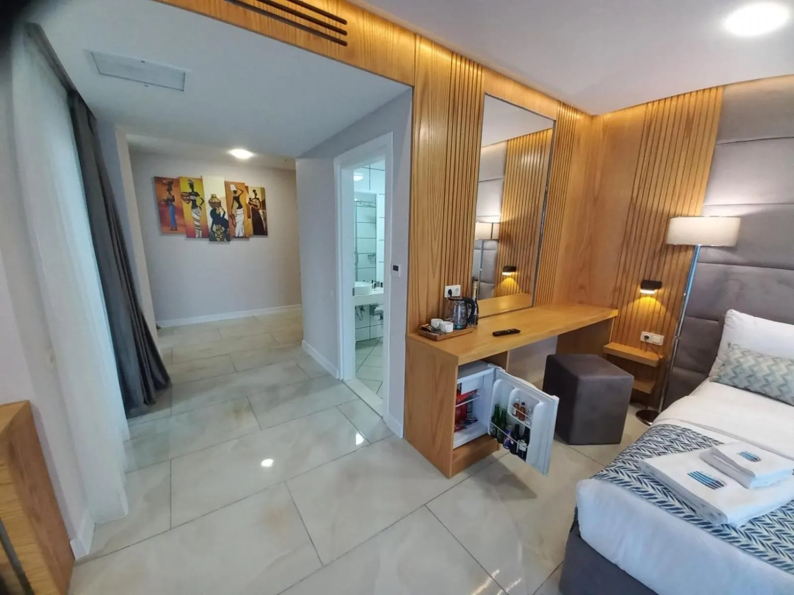 Bed in Hotel Black Sea