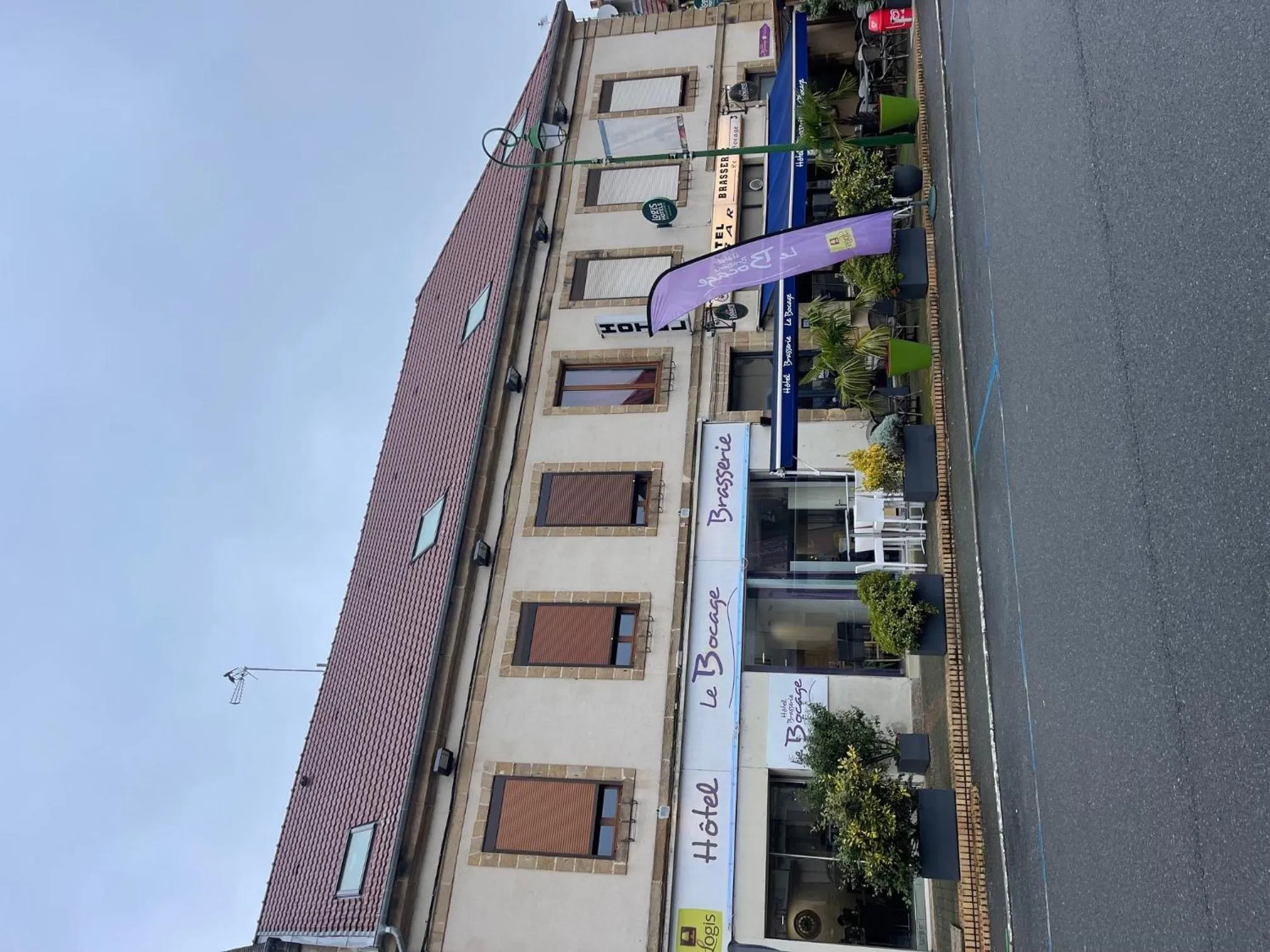 Street view in Logis Hôtel Le Bocage