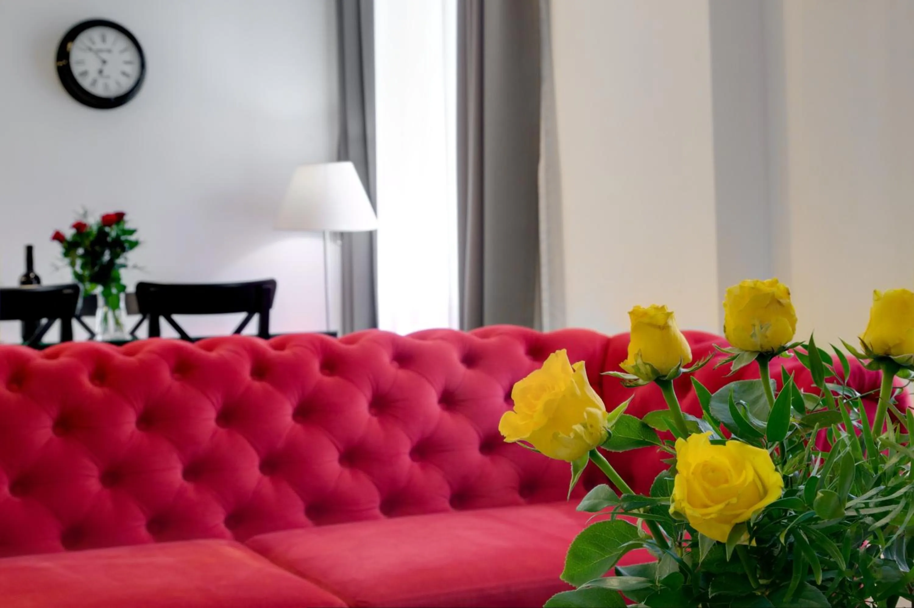 Seating area in Zamkowa15 Apartments