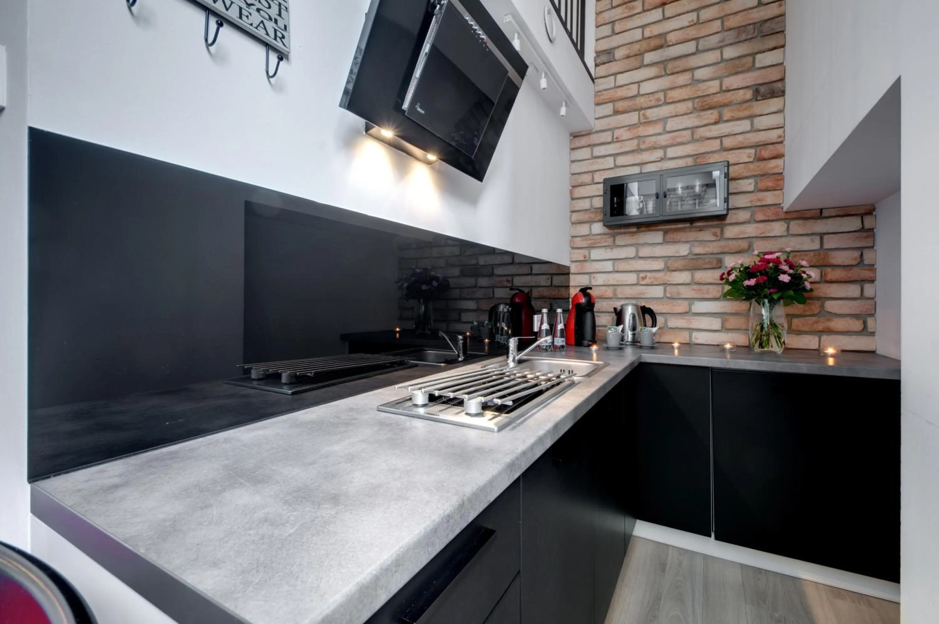 Kitchen or kitchenette in Zamkowa15 Apartments