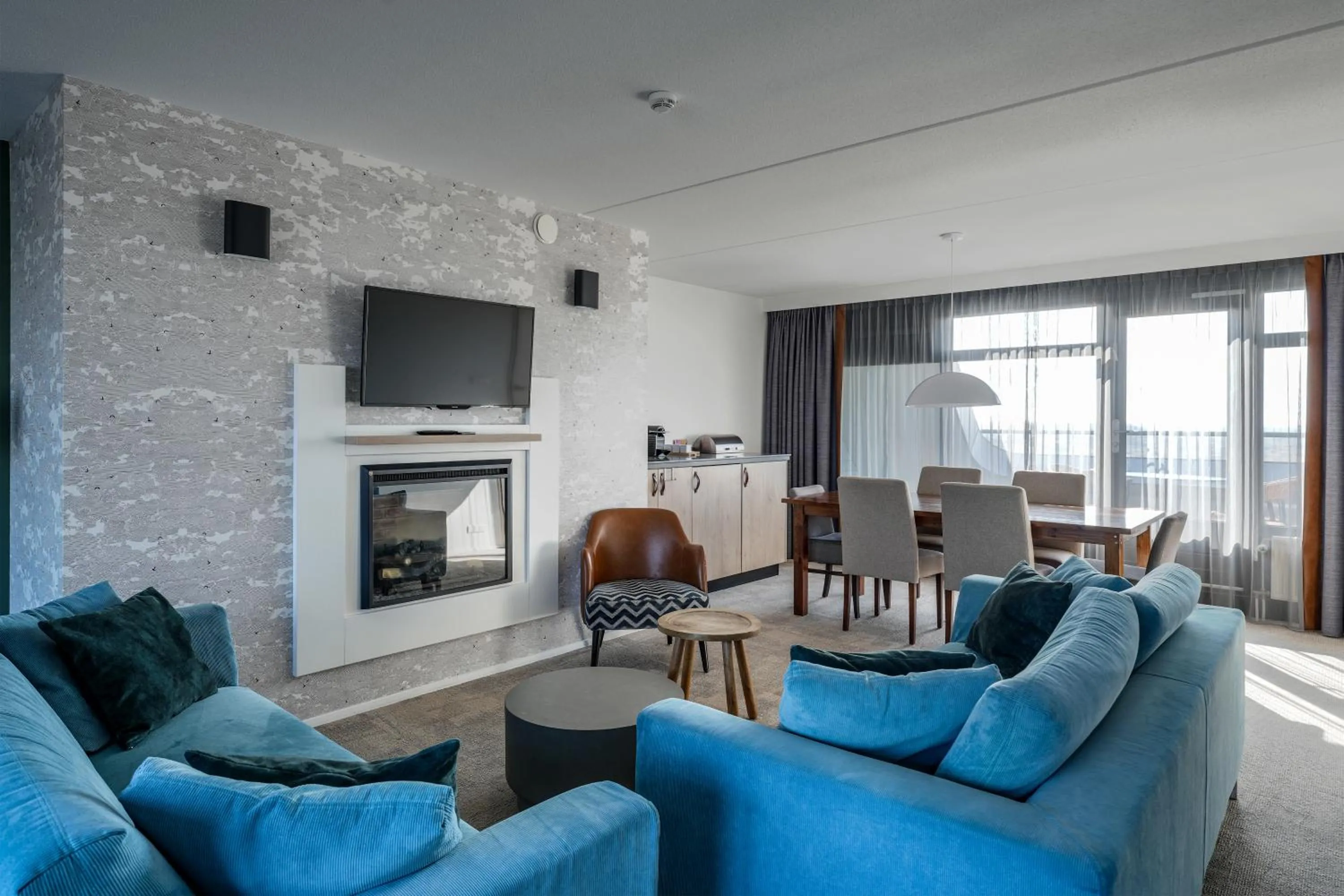 Living room in Paal 8 Hotel aan Zee