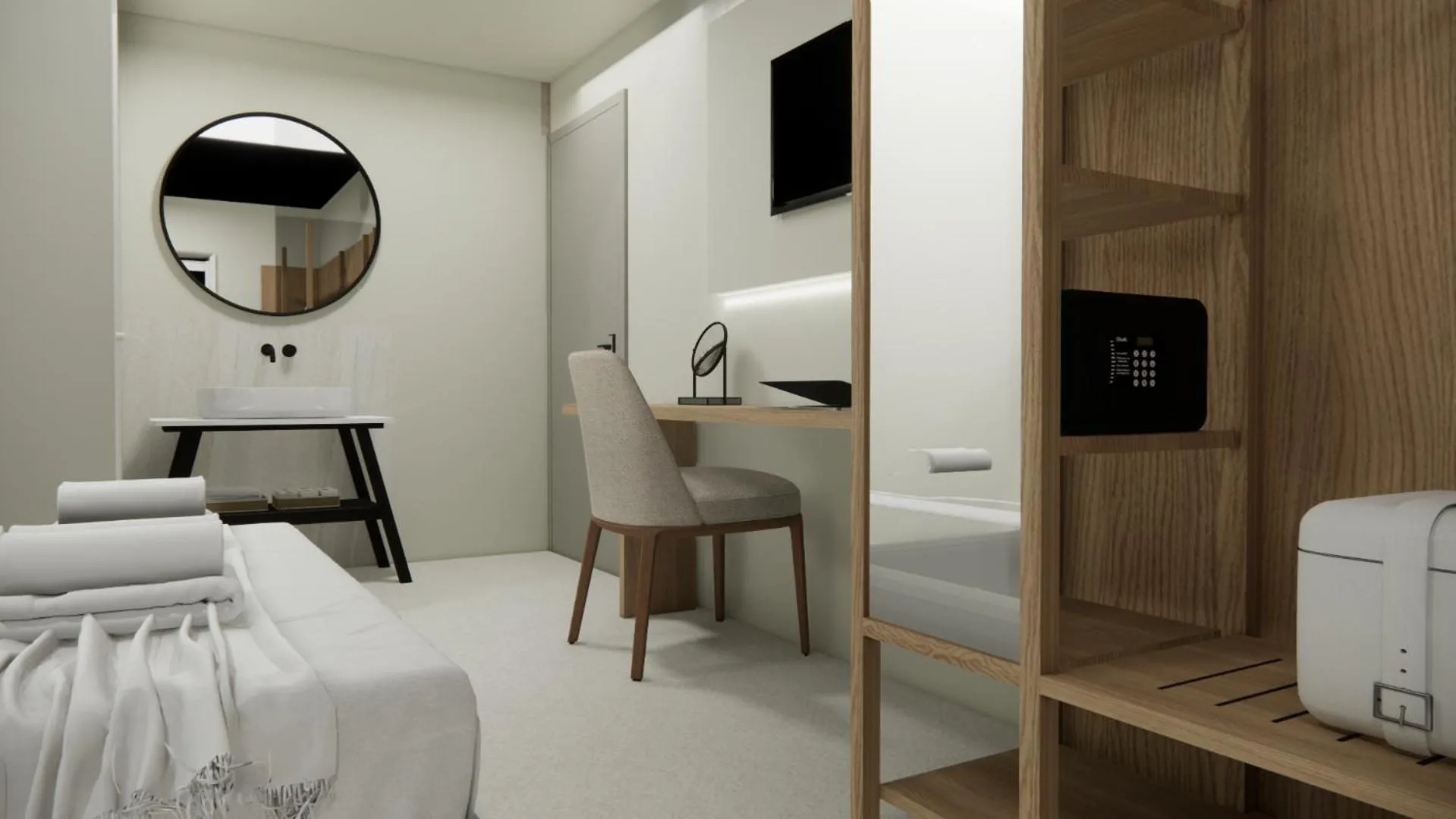 Bed in Sunrise SeaSide Suites
