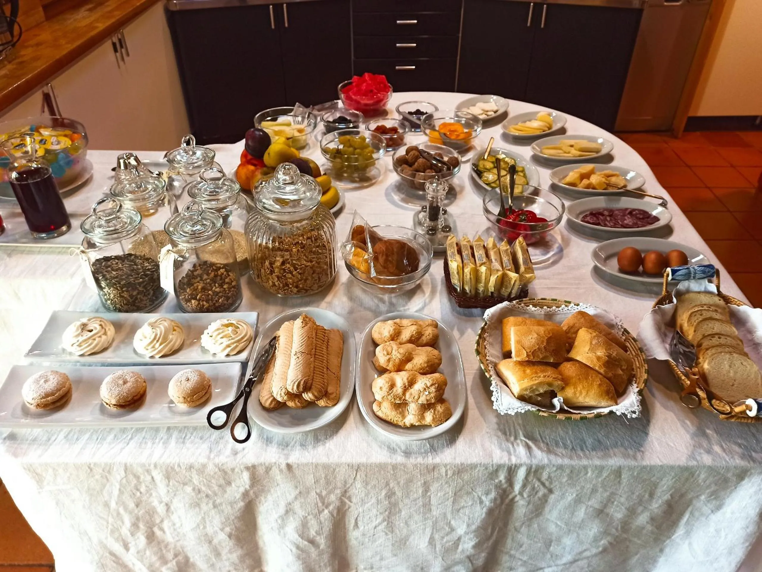 Food and drinks in B&B S'Asilo Sardegna