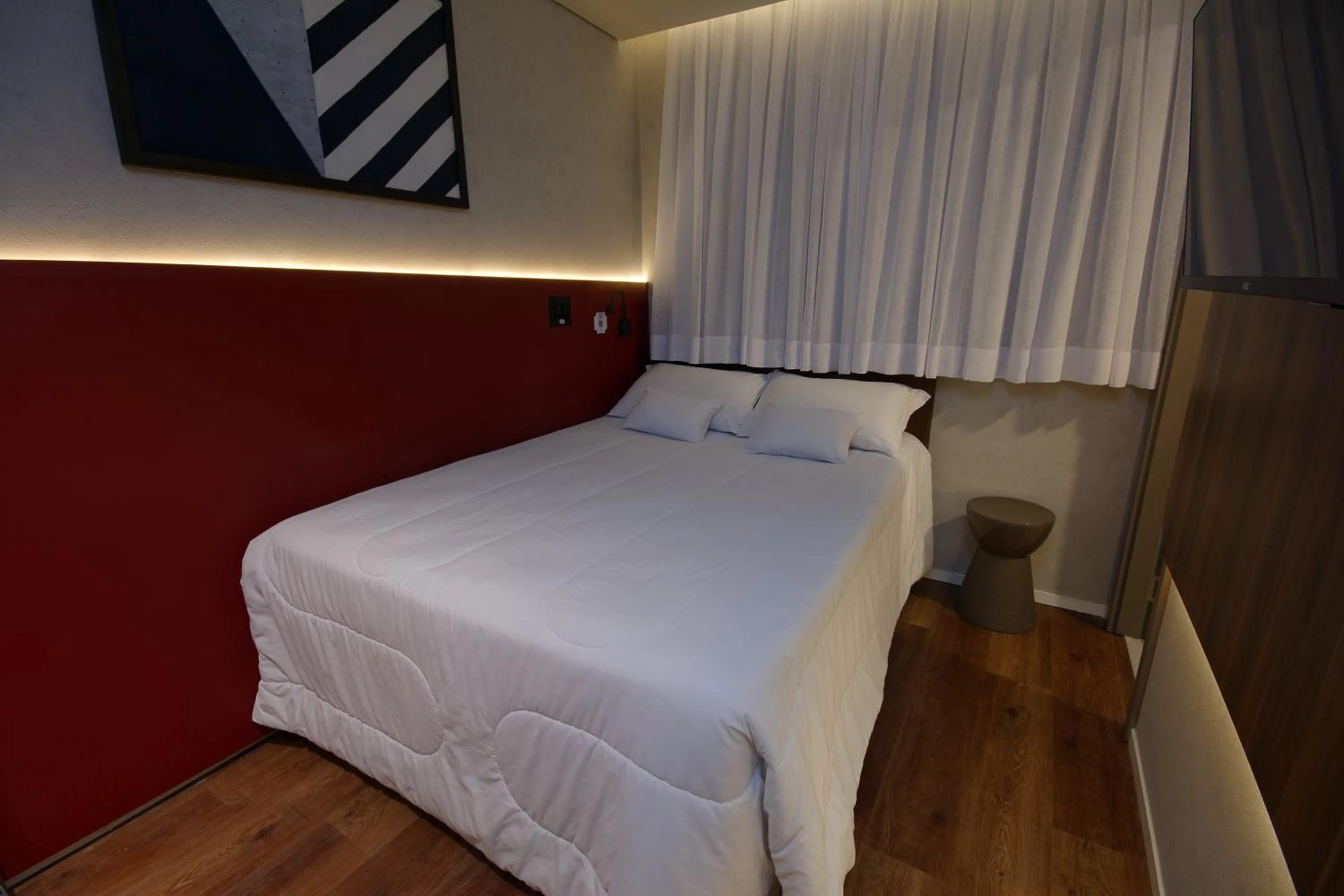 Bed in Golden Tower Express Nações Unidas by Fênix Hotéis