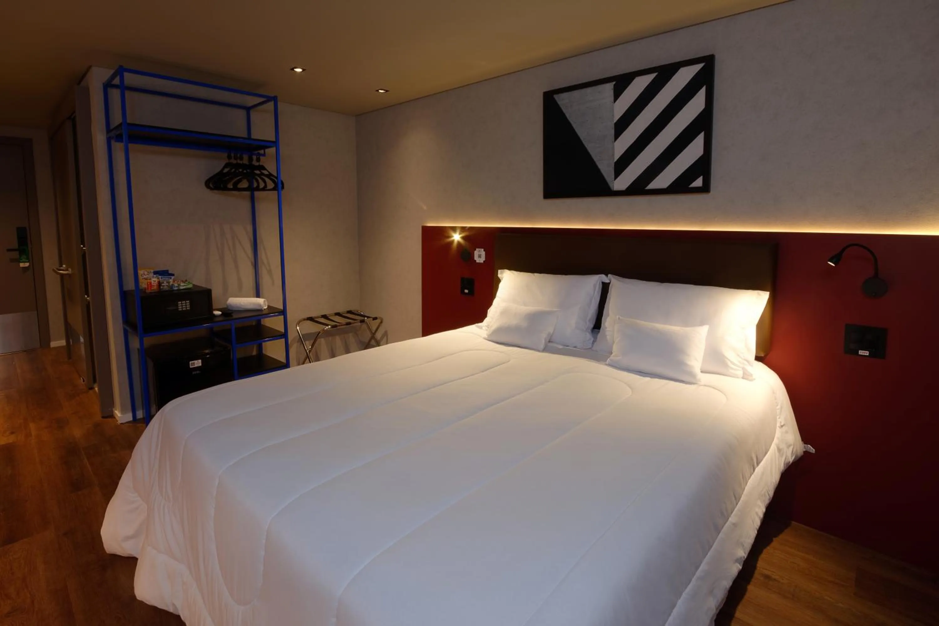 Bed in Golden Tower Express Nações Unidas by Fênix Hotéis