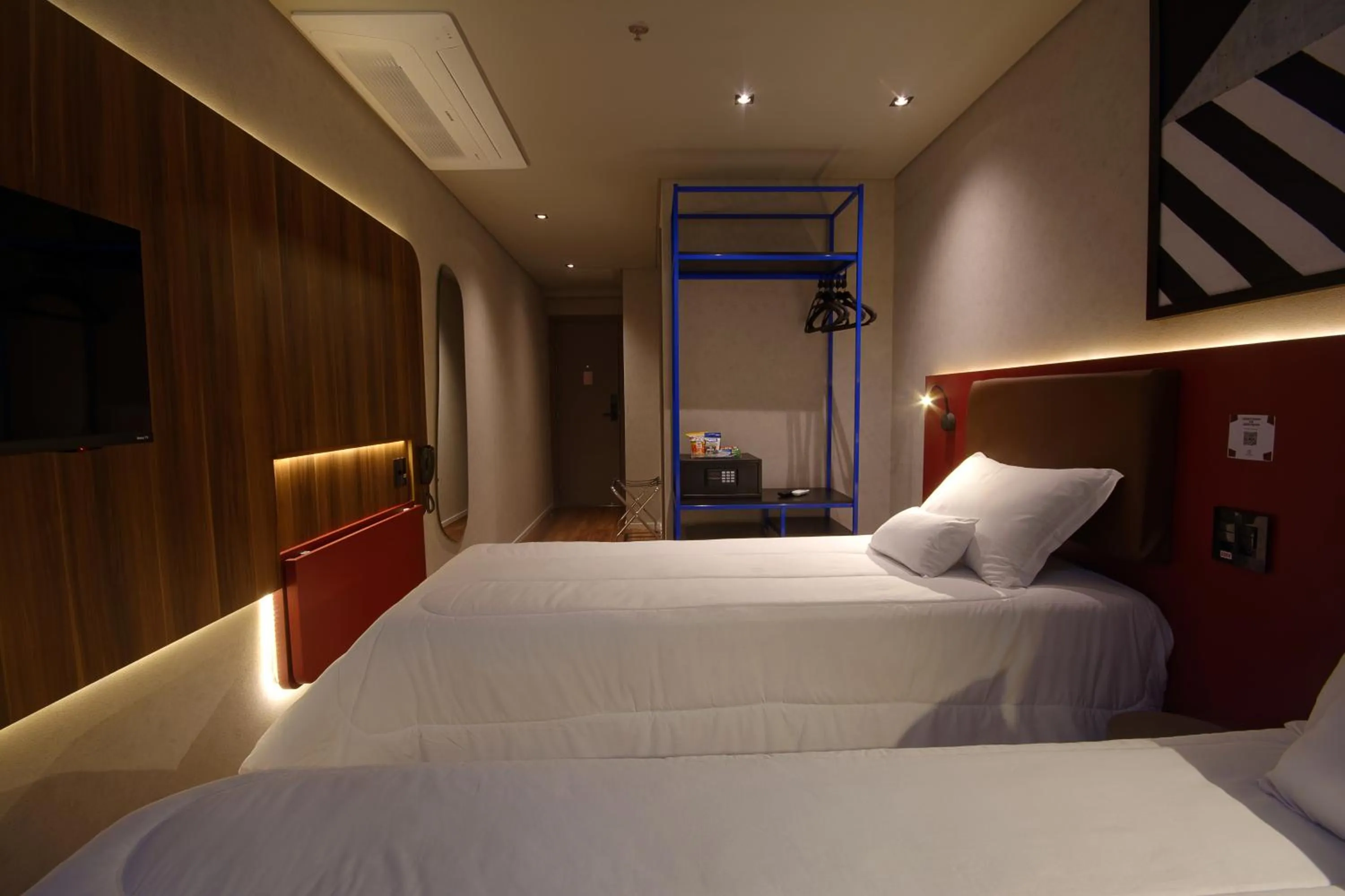 Bed in Golden Tower Express Nações Unidas by Fênix Hotéis