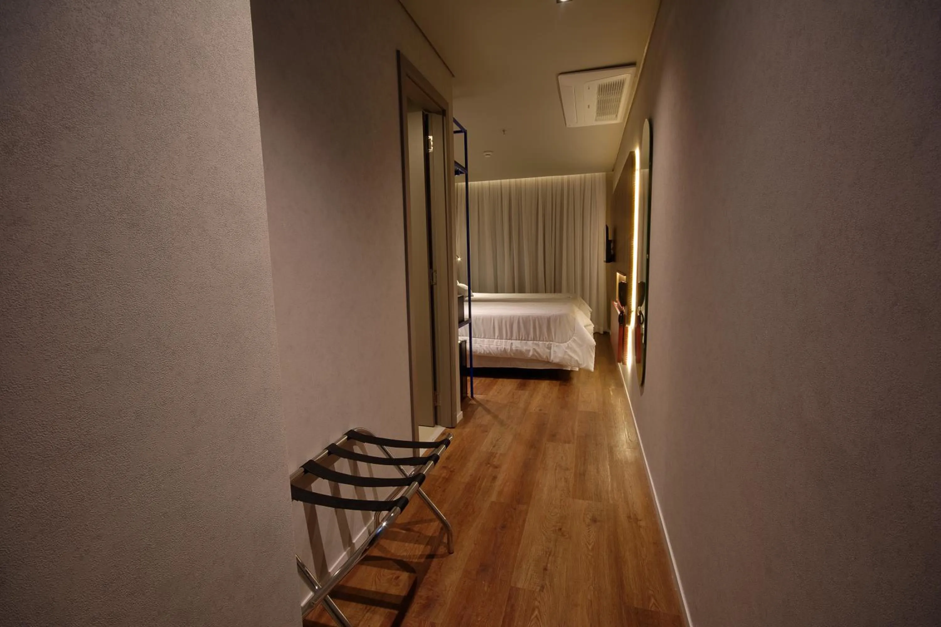 Bed in Golden Tower Express Nações Unidas by Fênix Hotéis