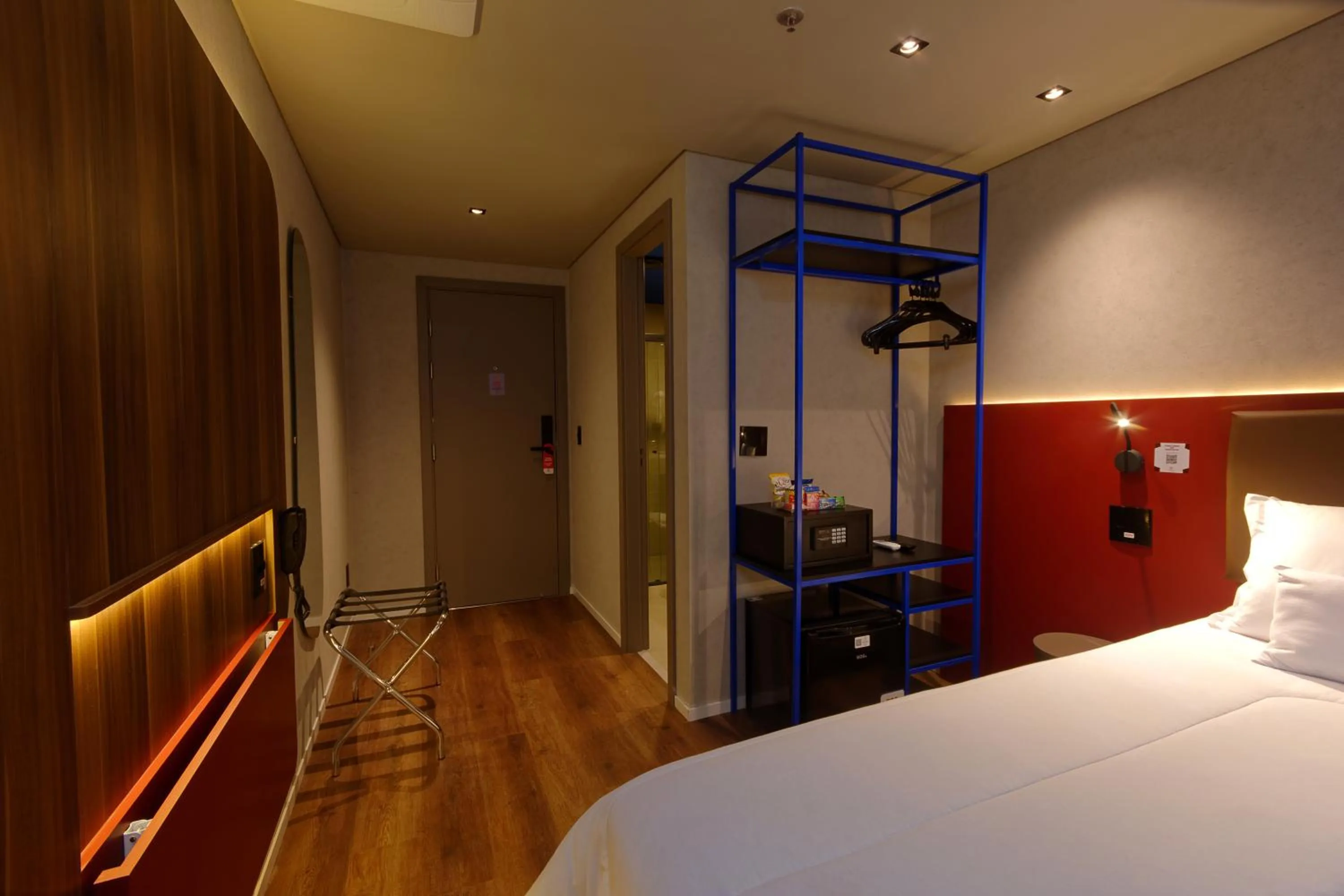 Bed in Golden Tower Express Nações Unidas by Fênix Hotéis