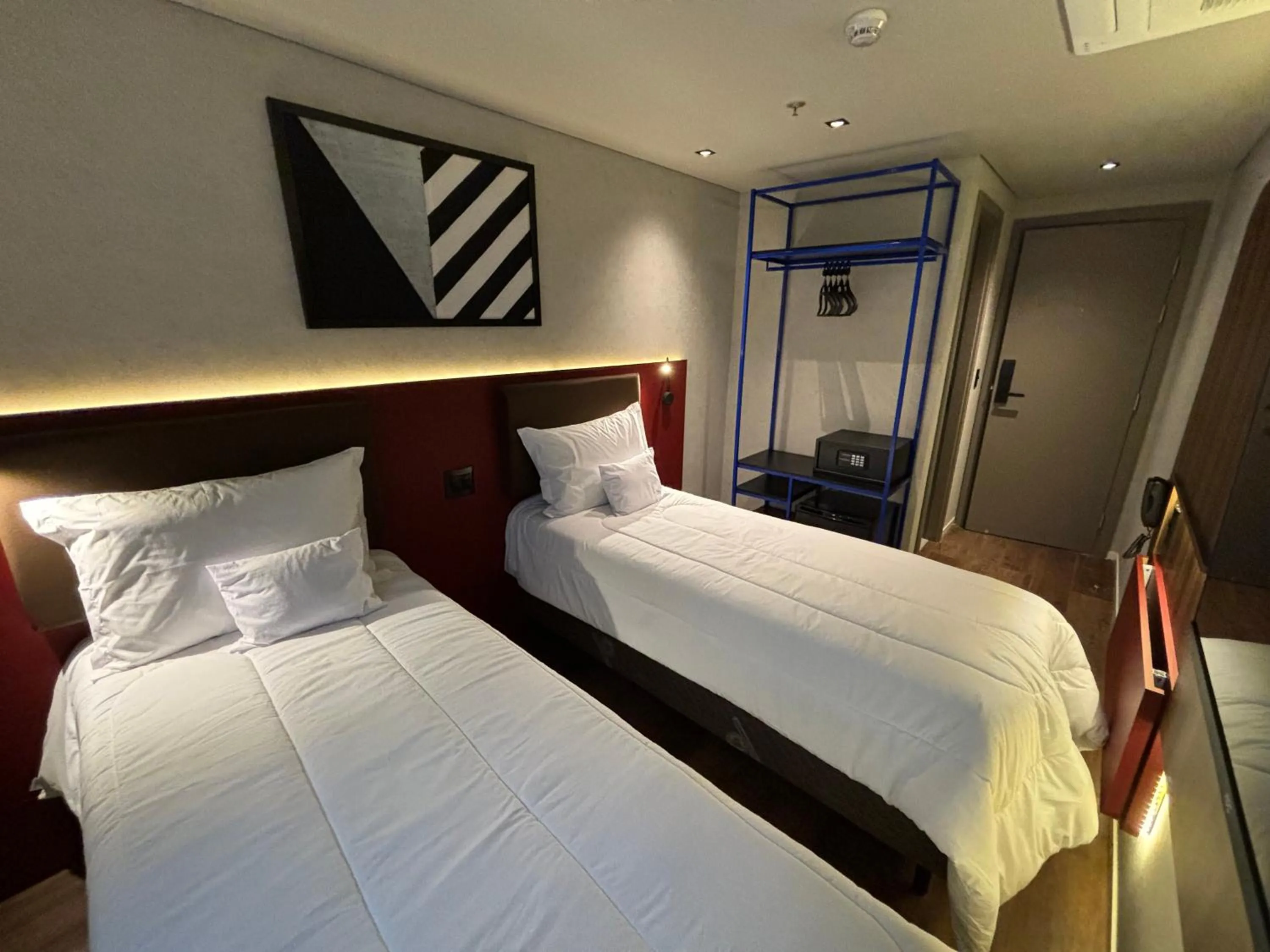 Bed in Golden Tower Express Nações Unidas by Fênix Hotéis