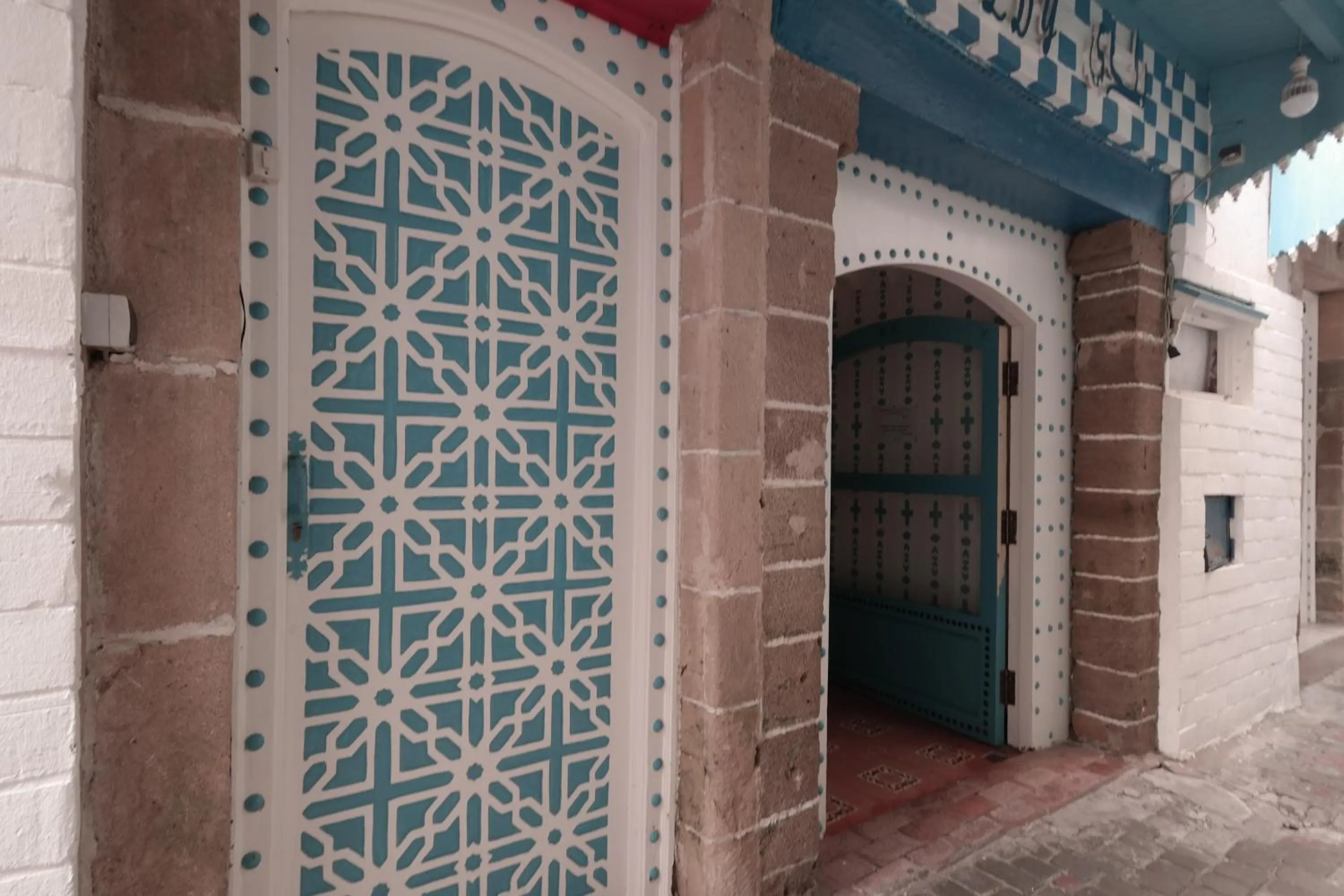 Facade/entrance in Riad Beldy
