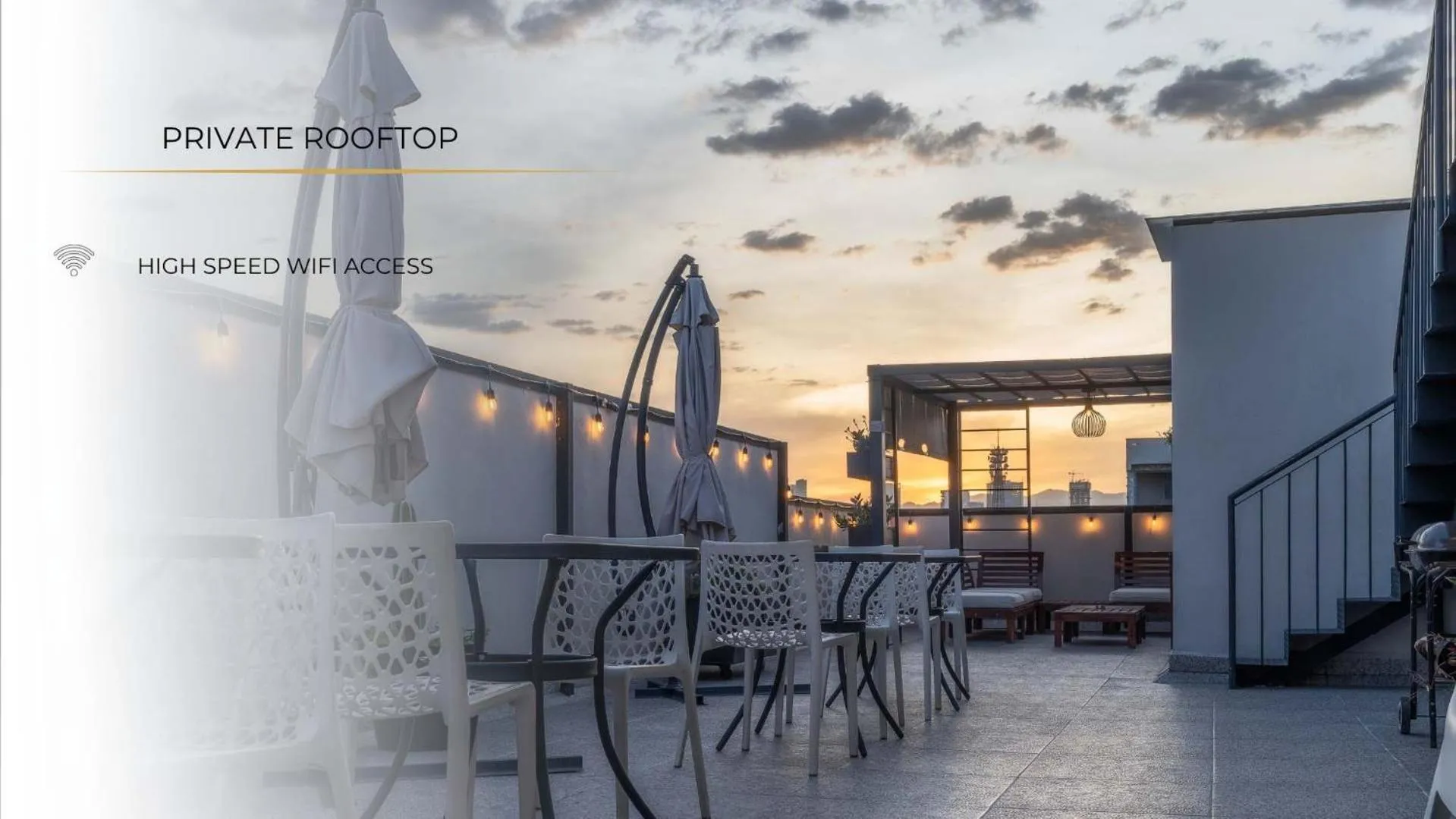 Balcony/Terrace in 301 Historic building 1Bdrm 1bath AC Rooftop