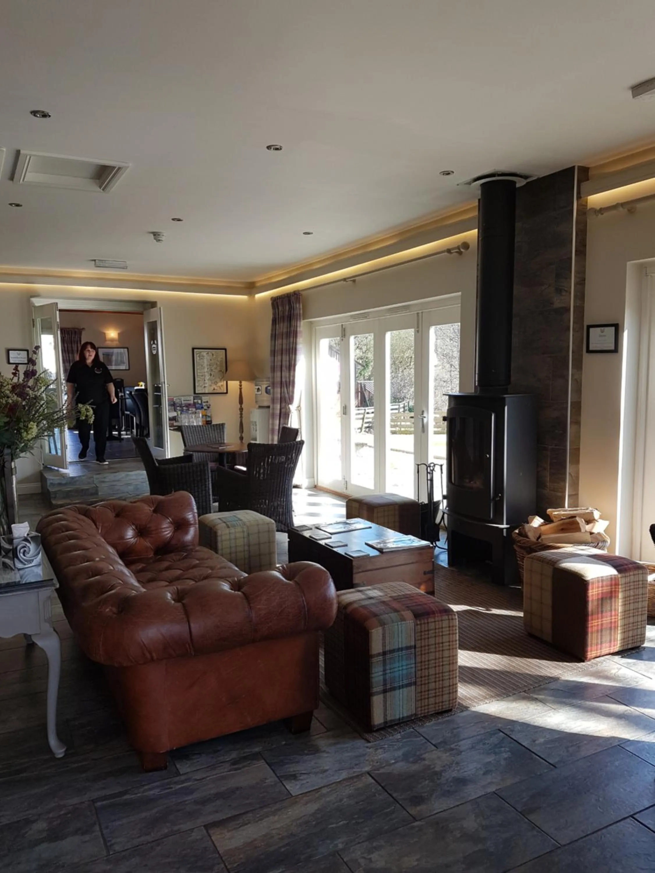 Living room in Loch Ness Guest House