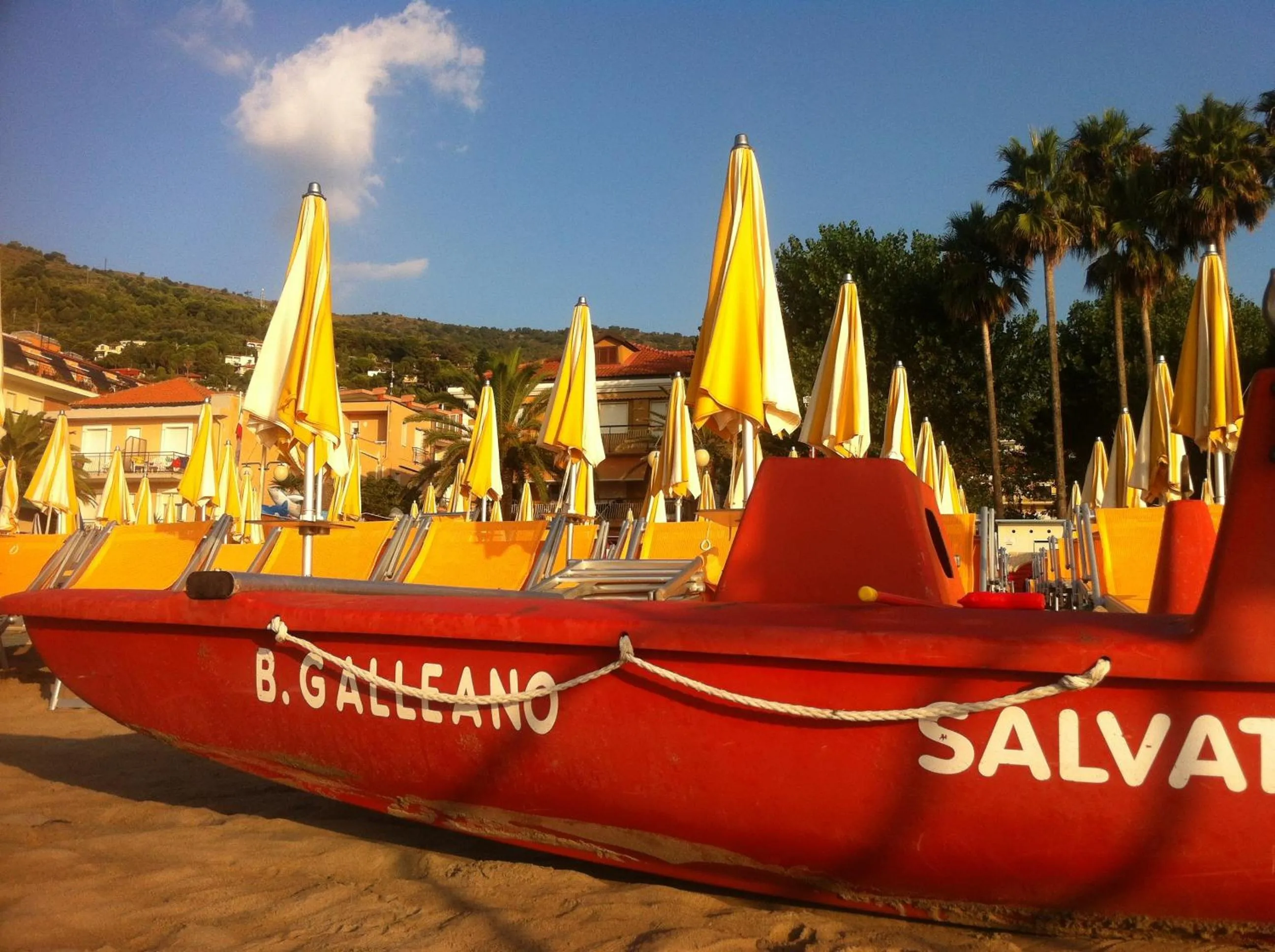 Beach in Hotel Galleano