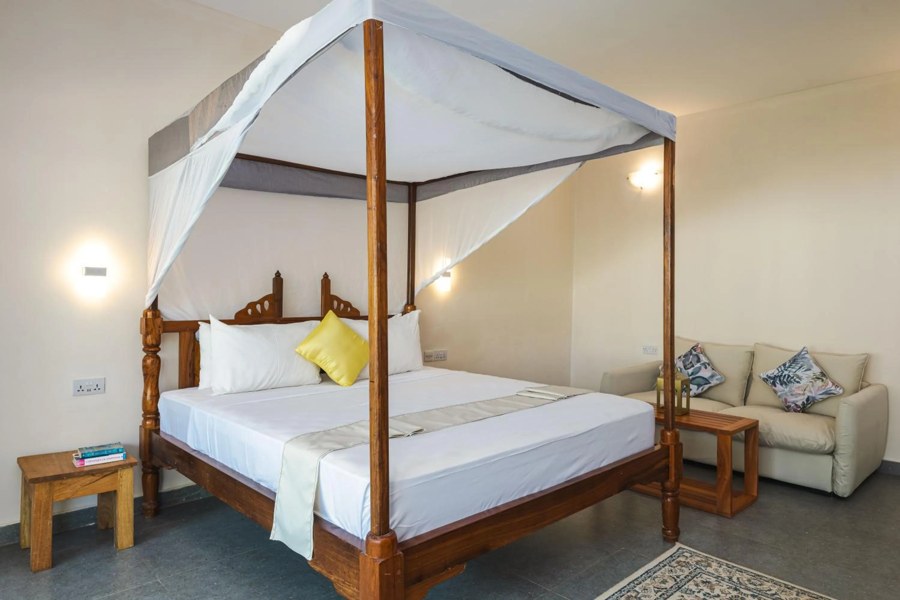 Bed in Tanzanite Beach Resort