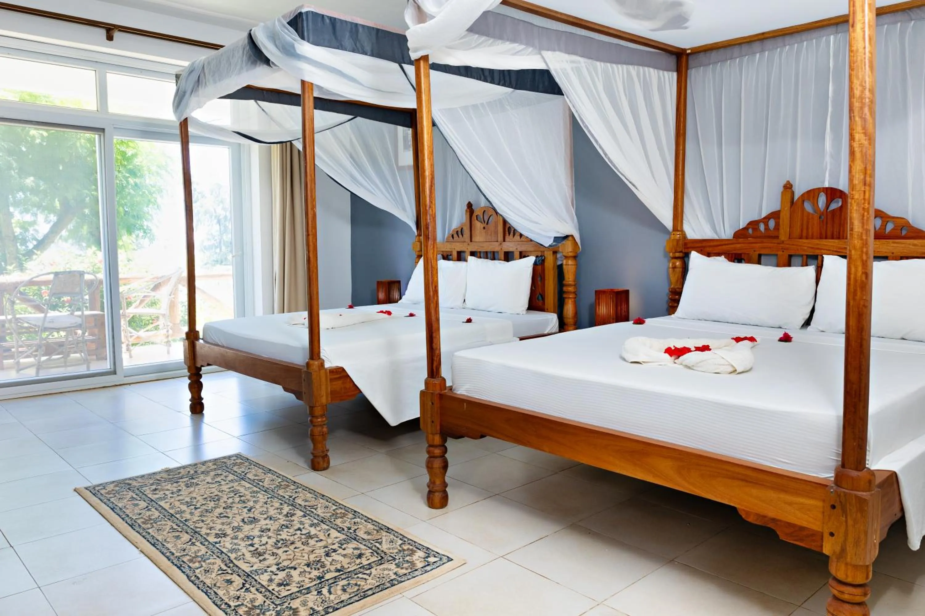 Bed in Tanzanite Beach Resort